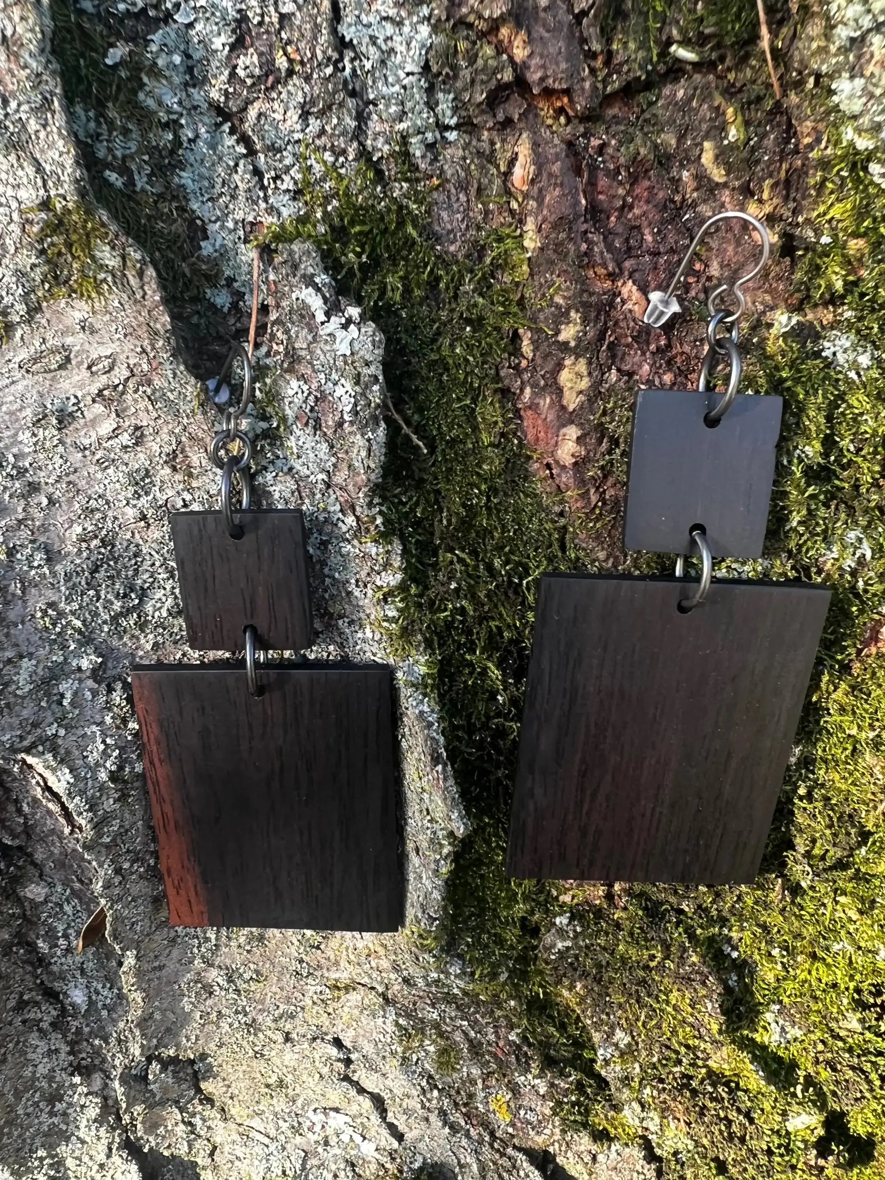 Gaboon Ebony | Two Tier Dangle | Medium | Ronin Machinewerks