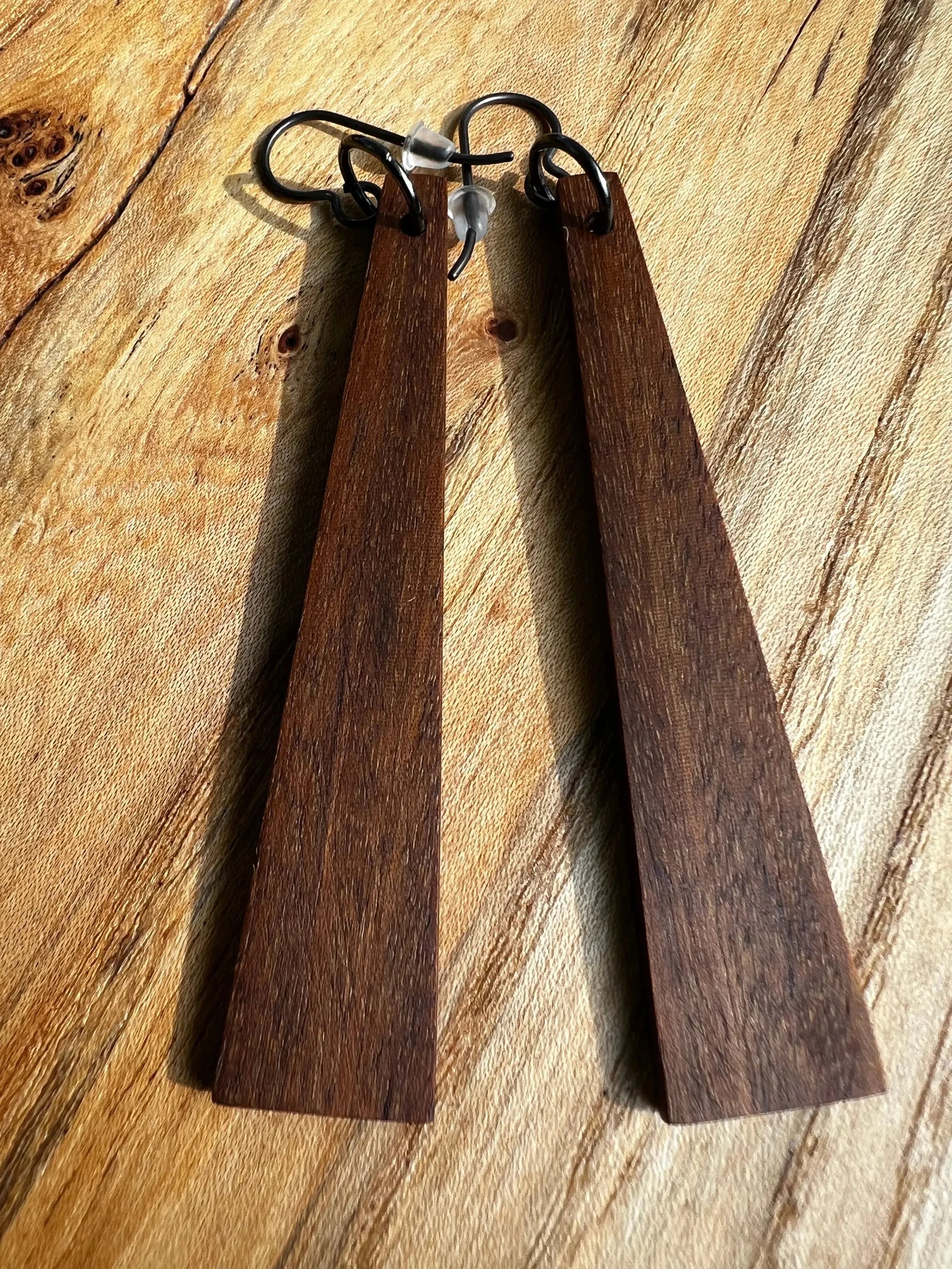 Ipe Roxo Earrings | Large | Ronin Machinewerks