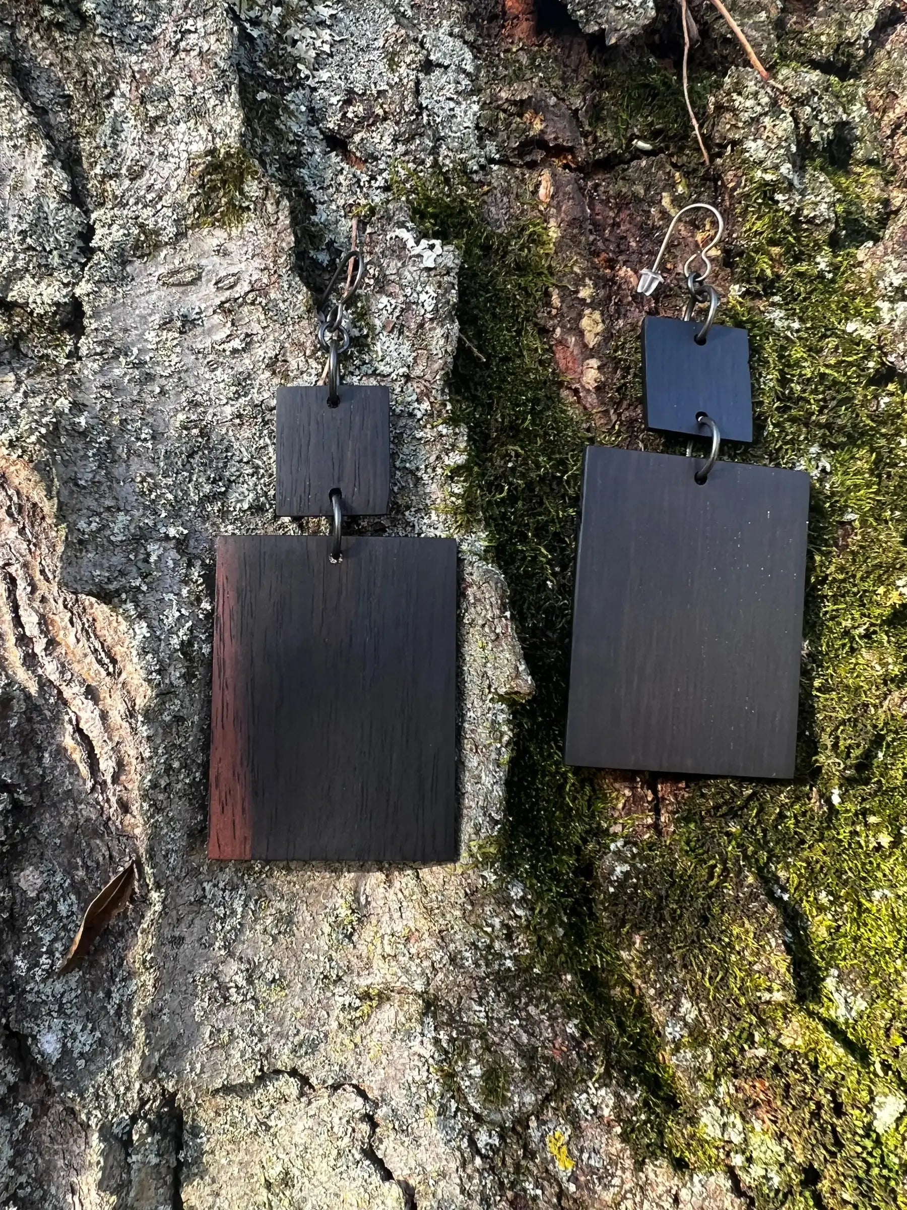 Gaboon Ebony | Two Tier Dangle | Medium | Ronin Machinewerks