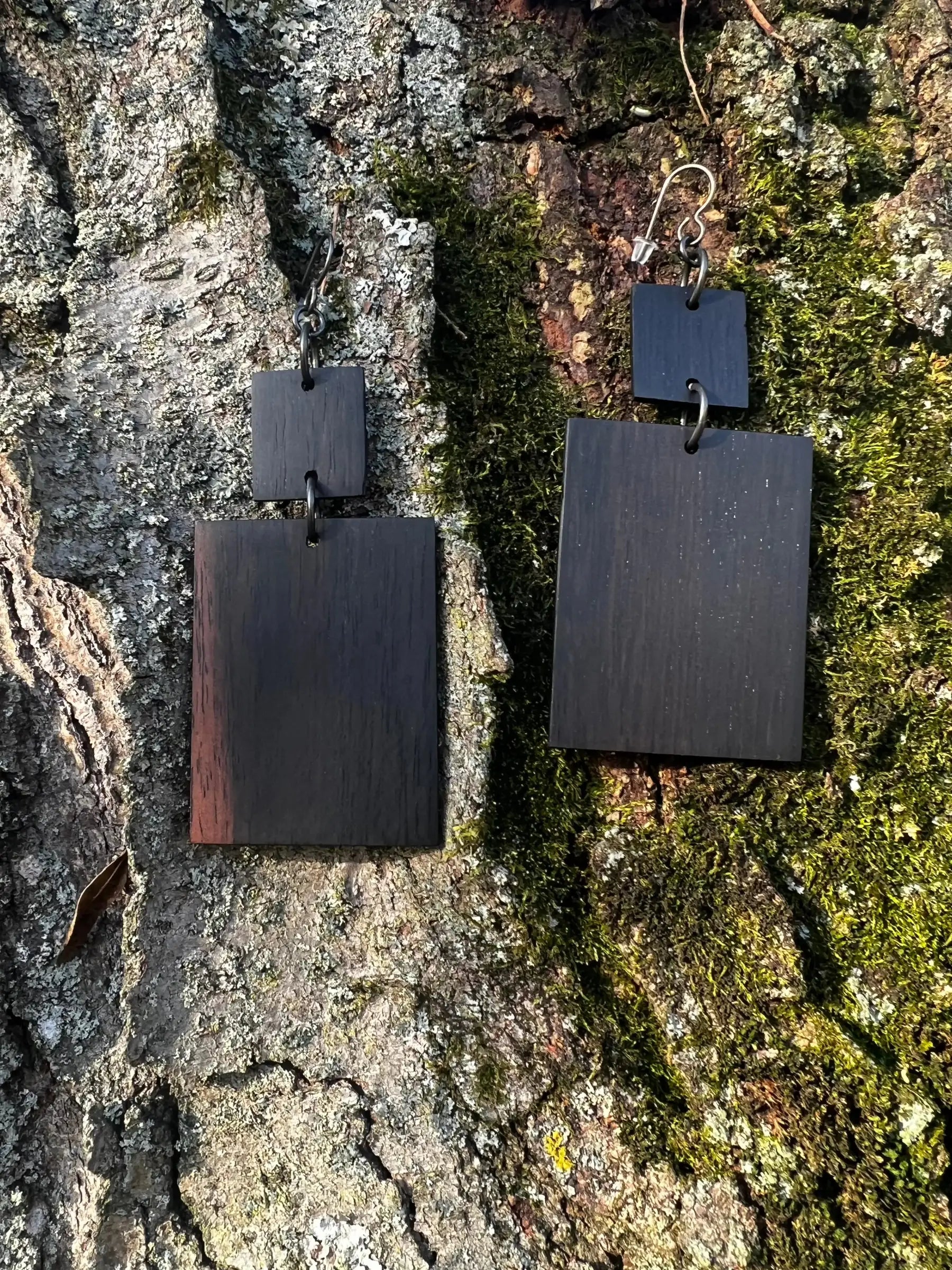 Gaboon Ebony | Two Tier Dangle | Medium | Ronin Machinewerks