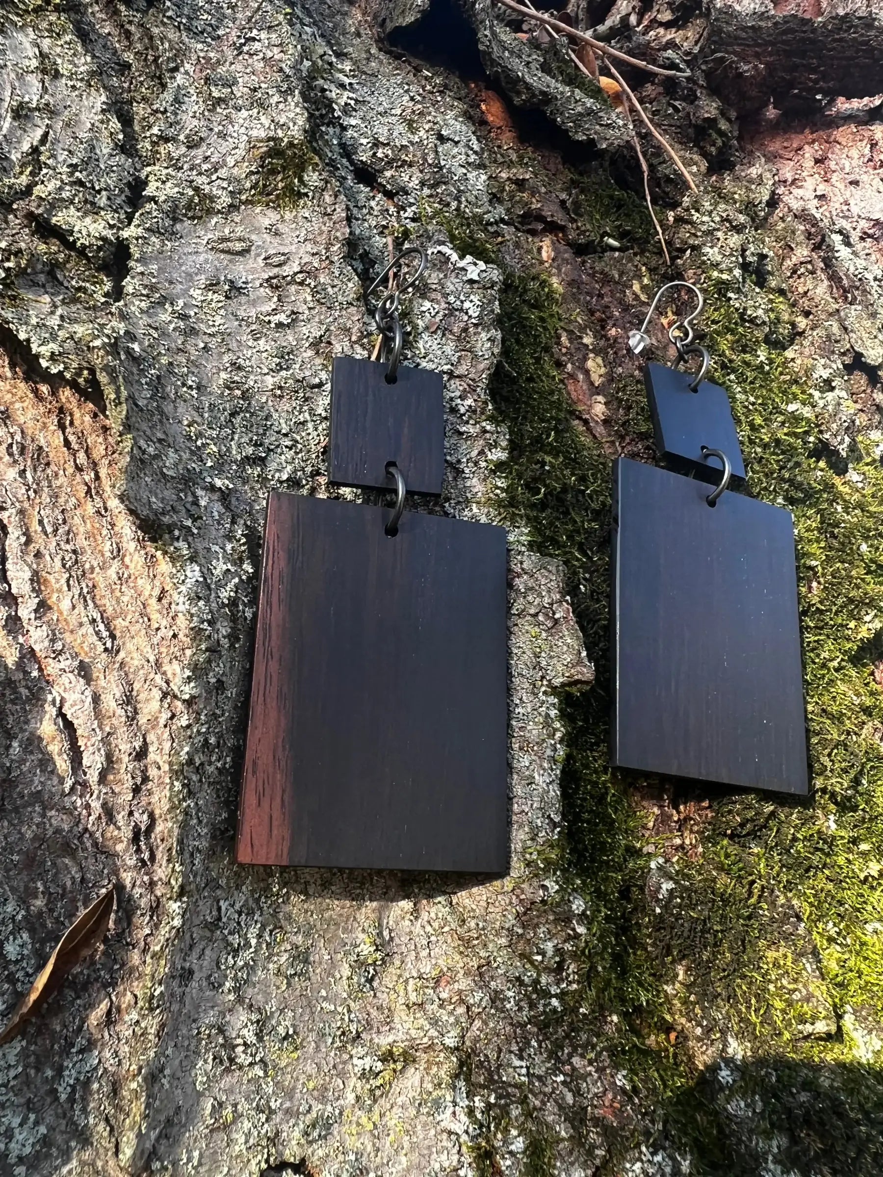 Gaboon Ebony | Two Tier Dangle | Medium | Ronin Machinewerks