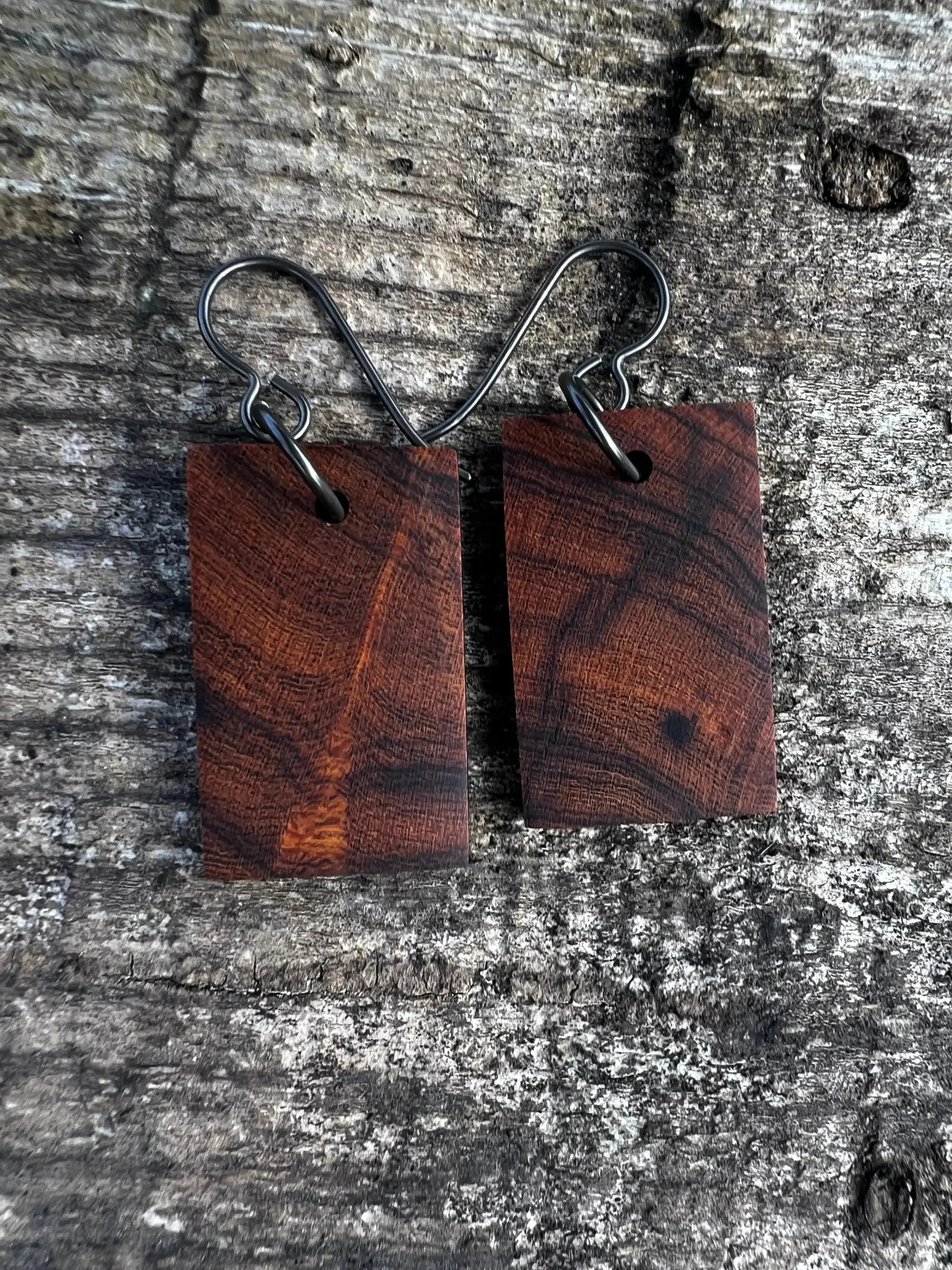 Cocobolo Earrings | Small