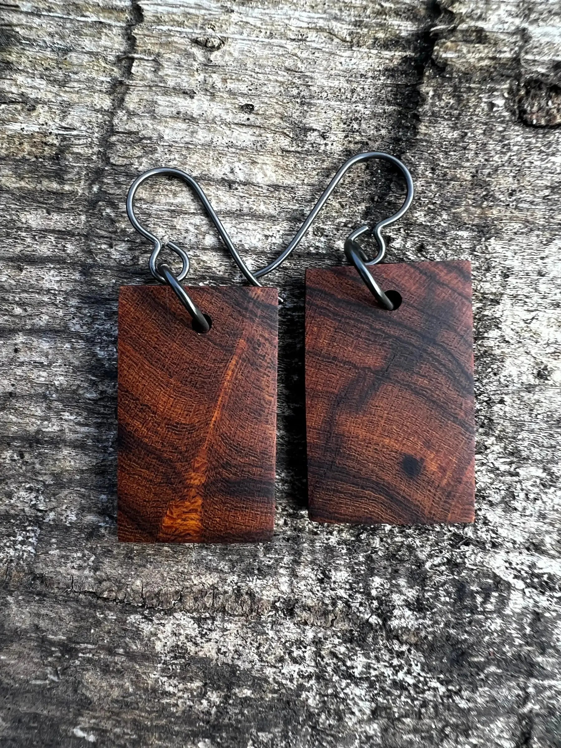Cocobolo Earrings | Small