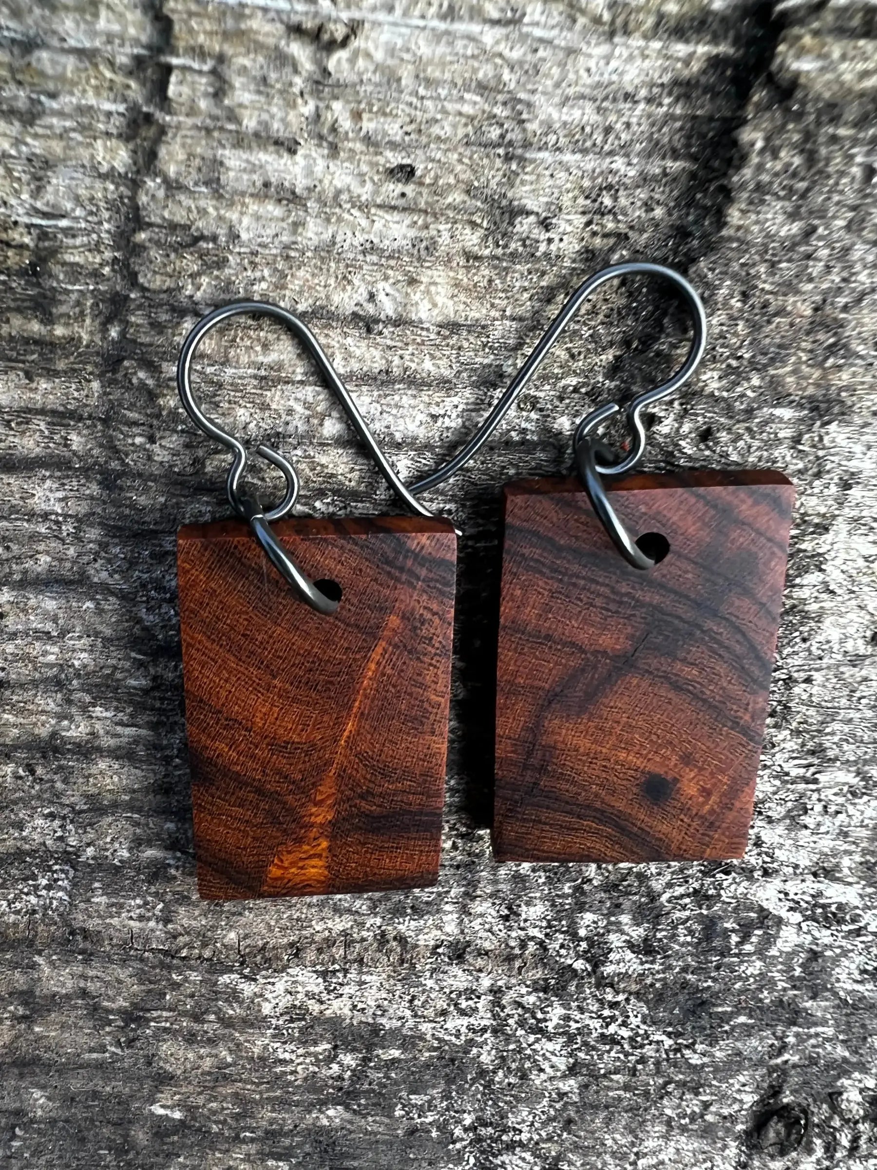 Cocobolo Earrings | Small