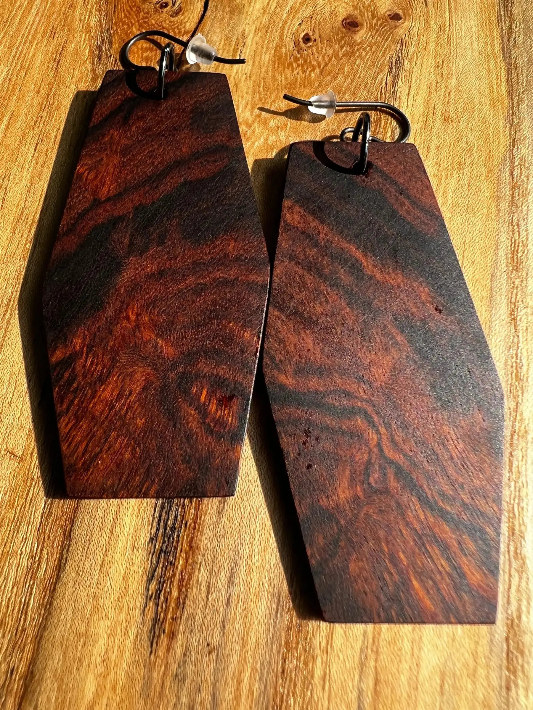 Desert Ironwood Earrings | Large | Ronin Machinewerks