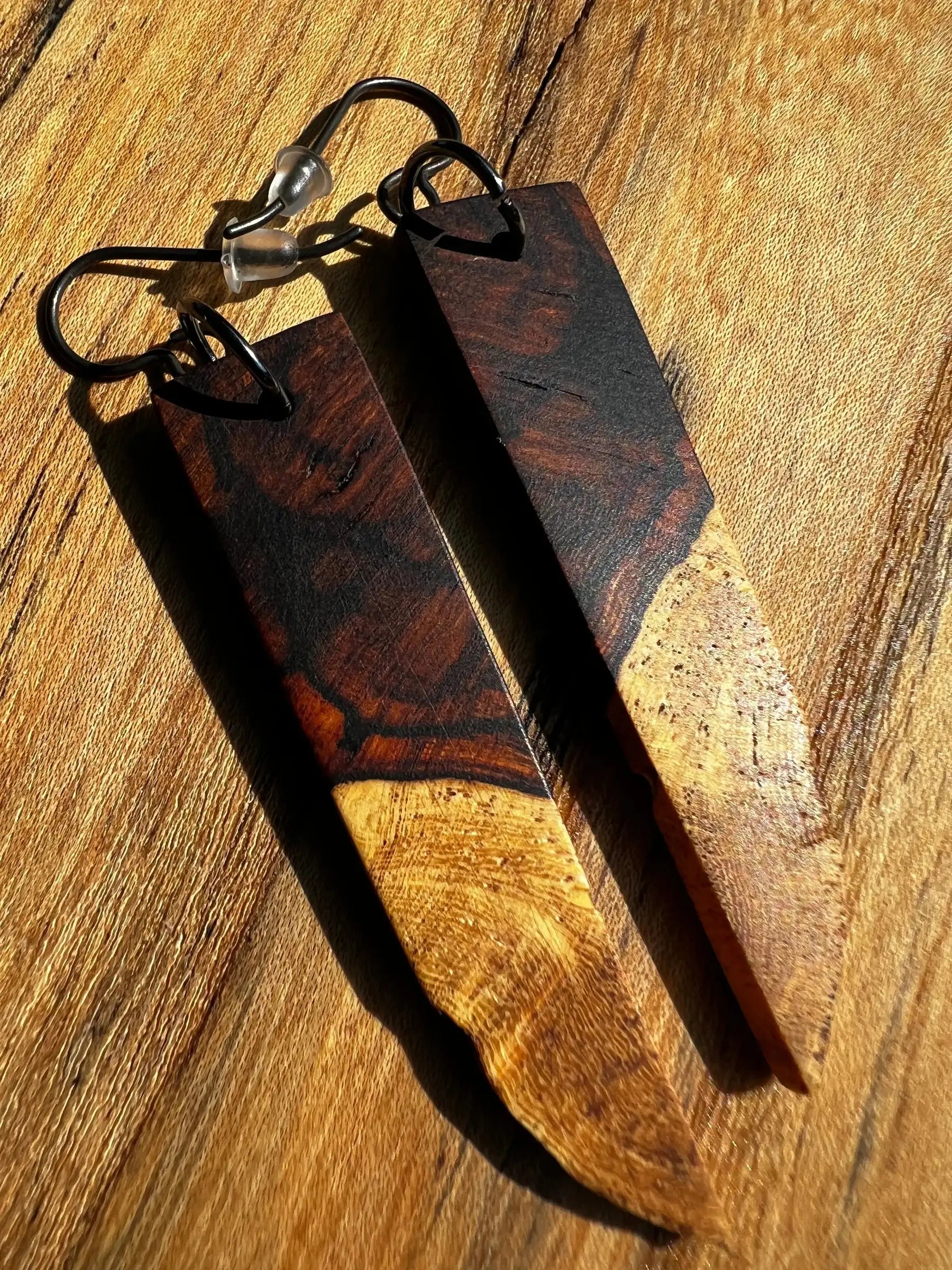 Desert Ironwood Earrings | Medium | Ronin Machinewerks