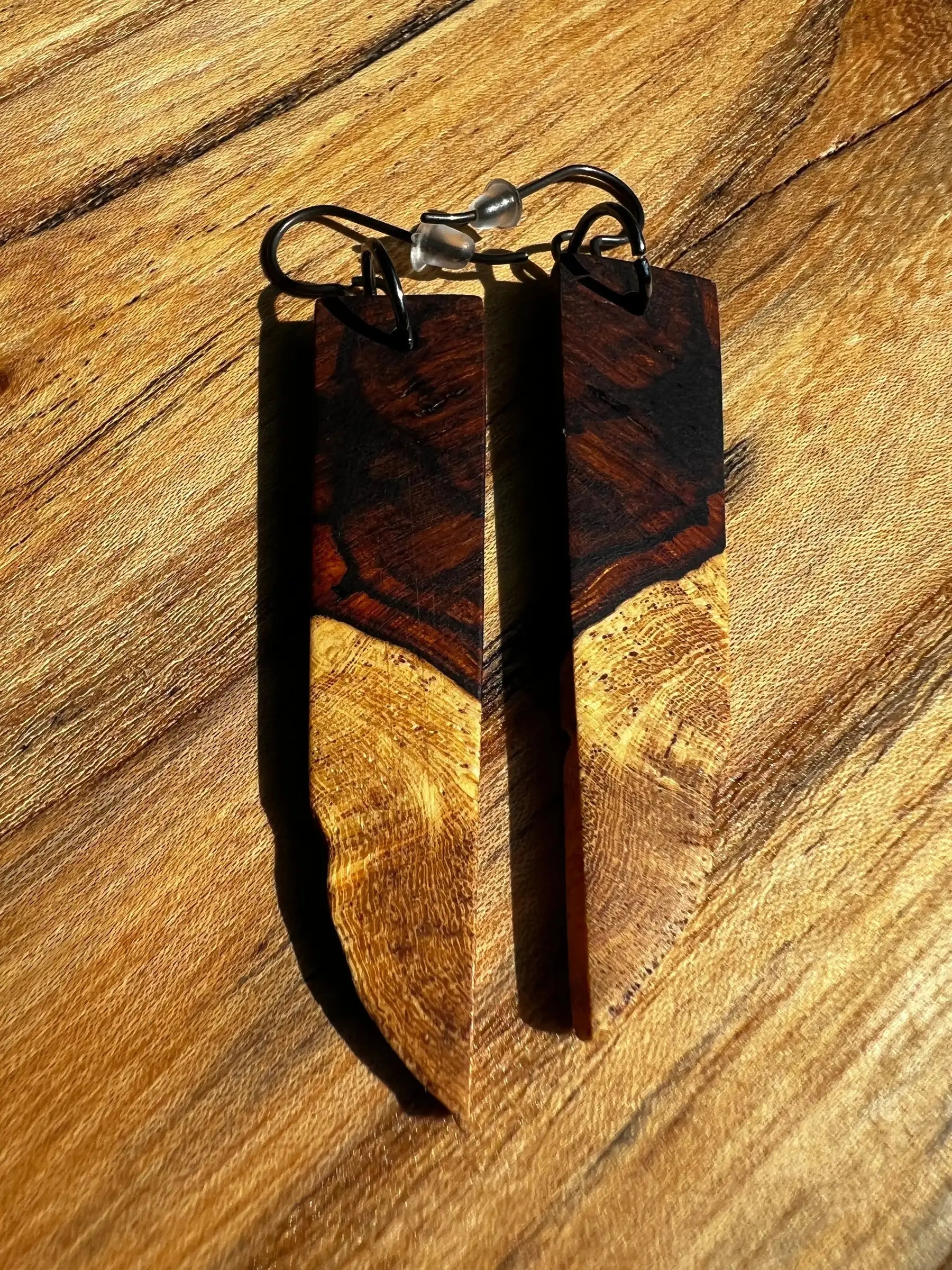 Desert Ironwood Earrings | Medium | Ronin Machinewerks