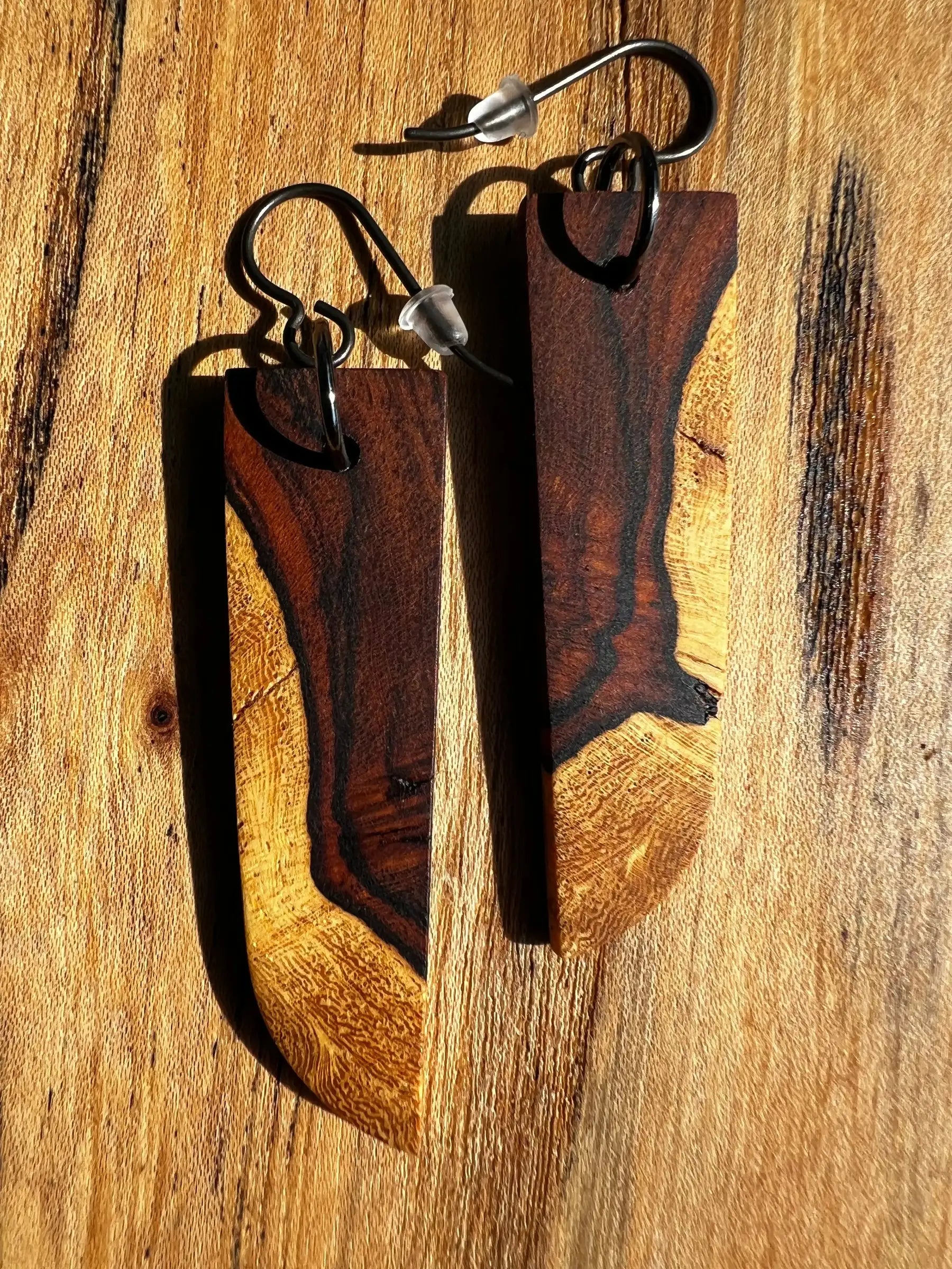 Desert Ironwood Earrings | Medium | Ronin Machinewerks