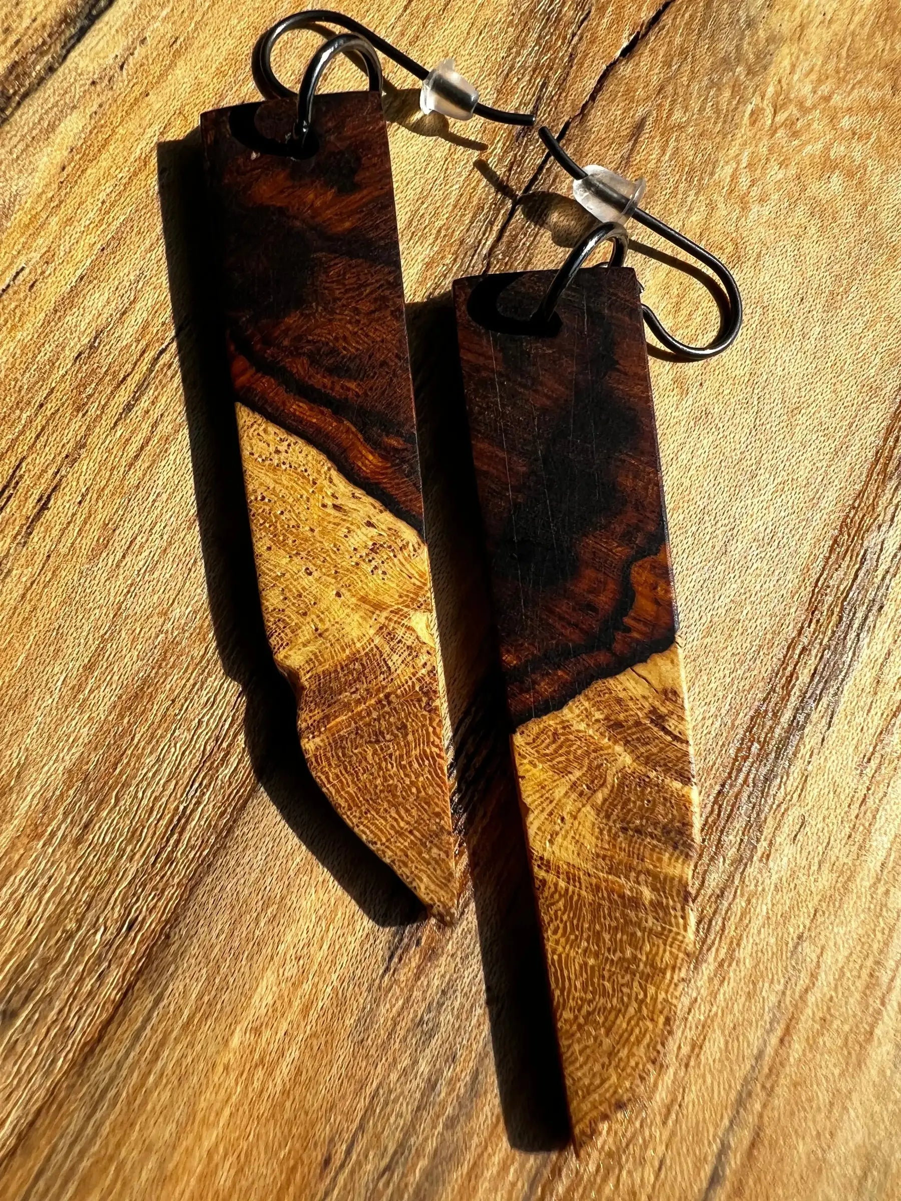 Desert Ironwood Earrings | Medium | Ronin Machinewerks