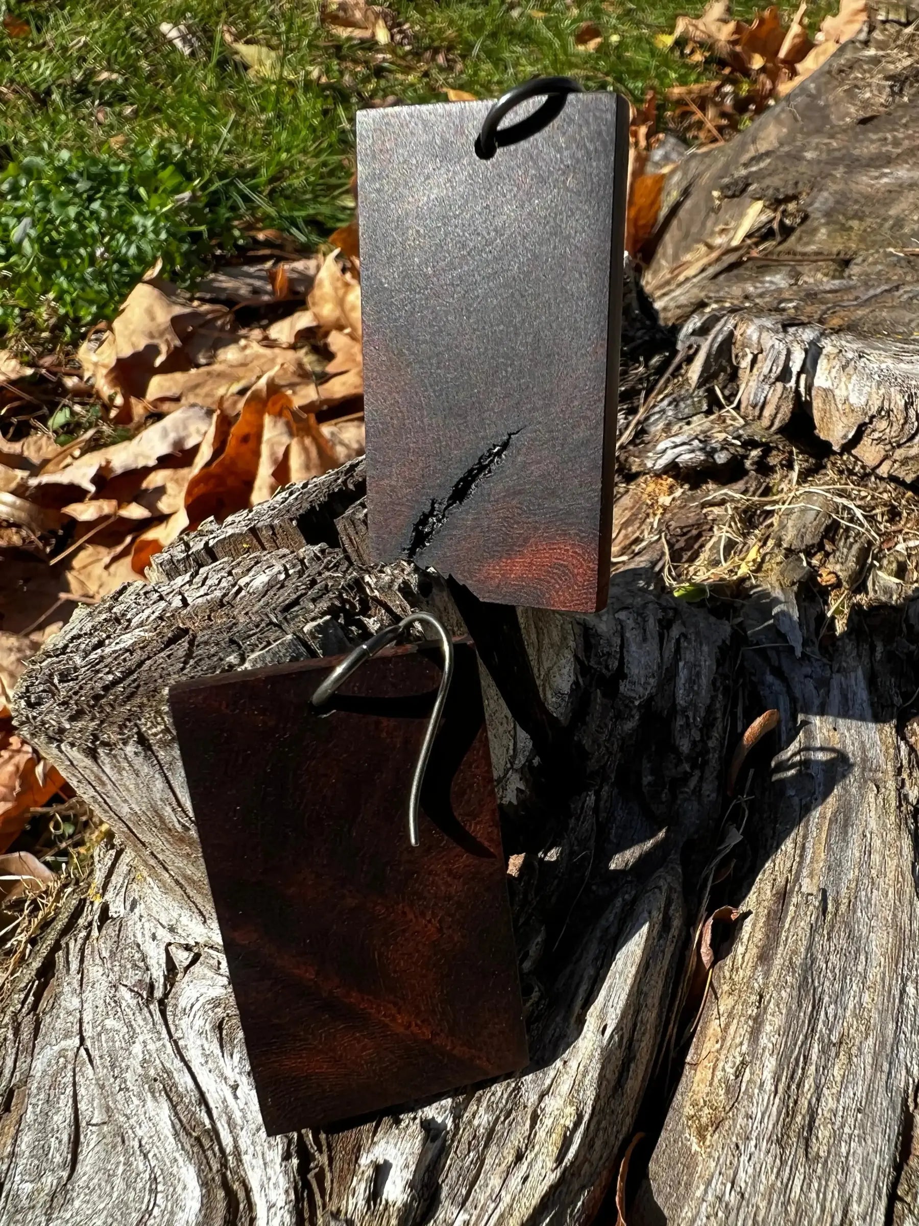 Desert Ironwood Earrings | Medium | Ronin Machinewerks