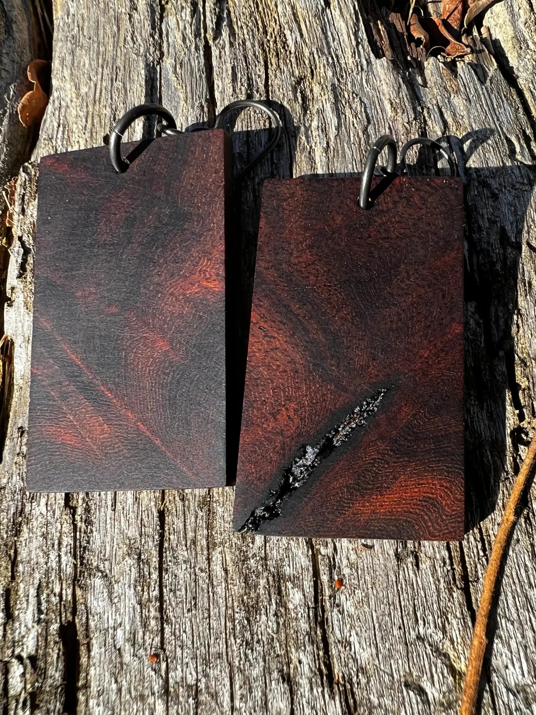 Desert Ironwood Earrings | Medium | Ronin Machinewerks