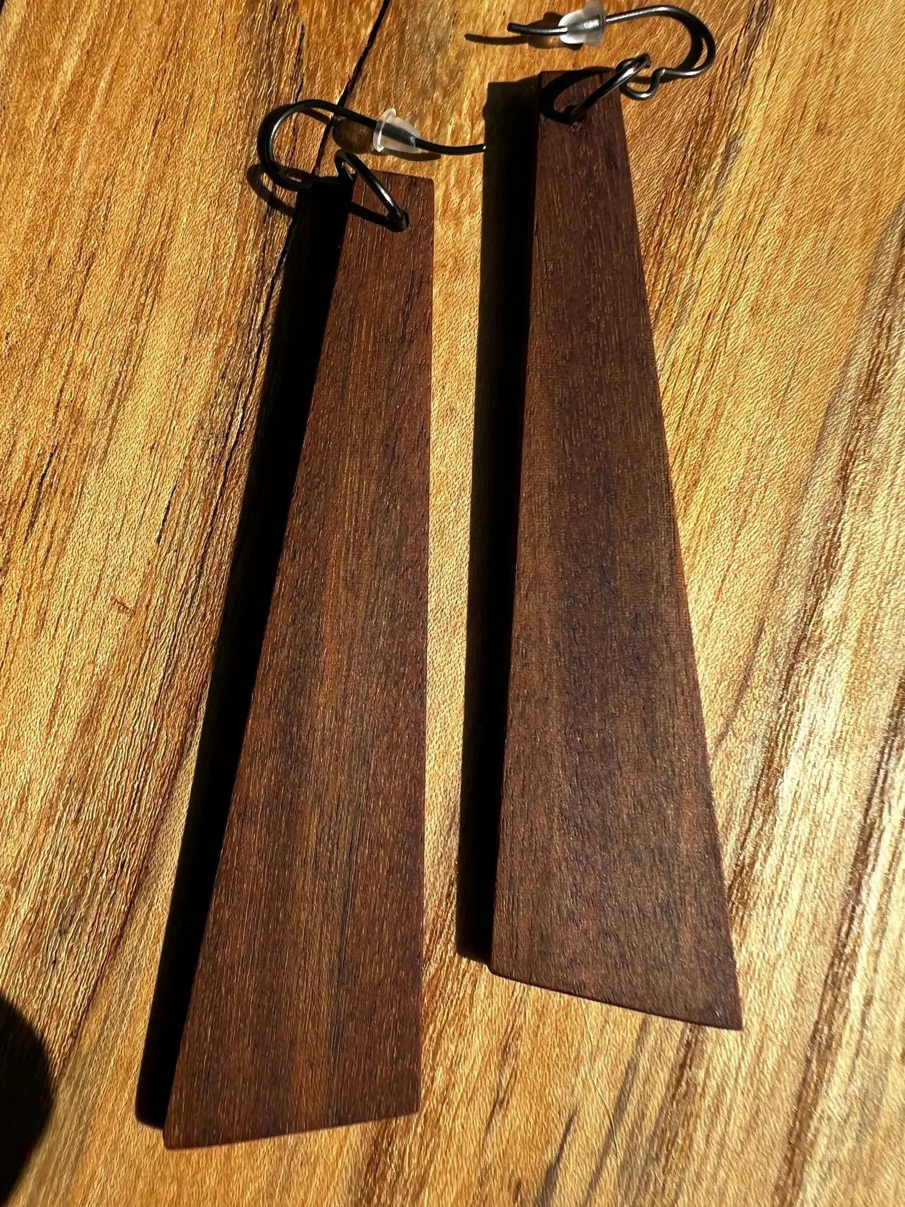 Ipe Roxo Earrings | Large | Ronin Machinewerks