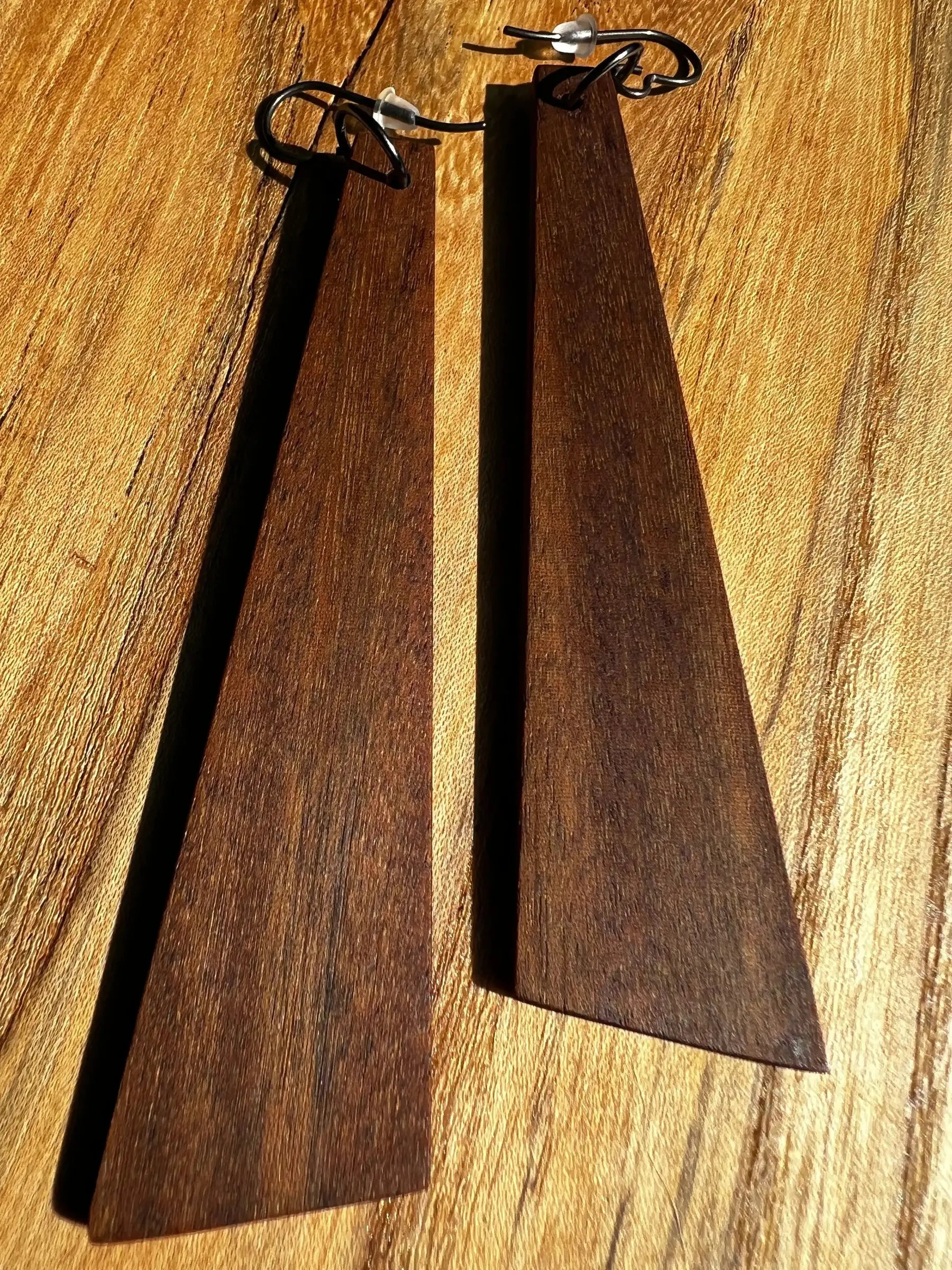 Ipe Roxo Earrings | Large | Ronin Machinewerks