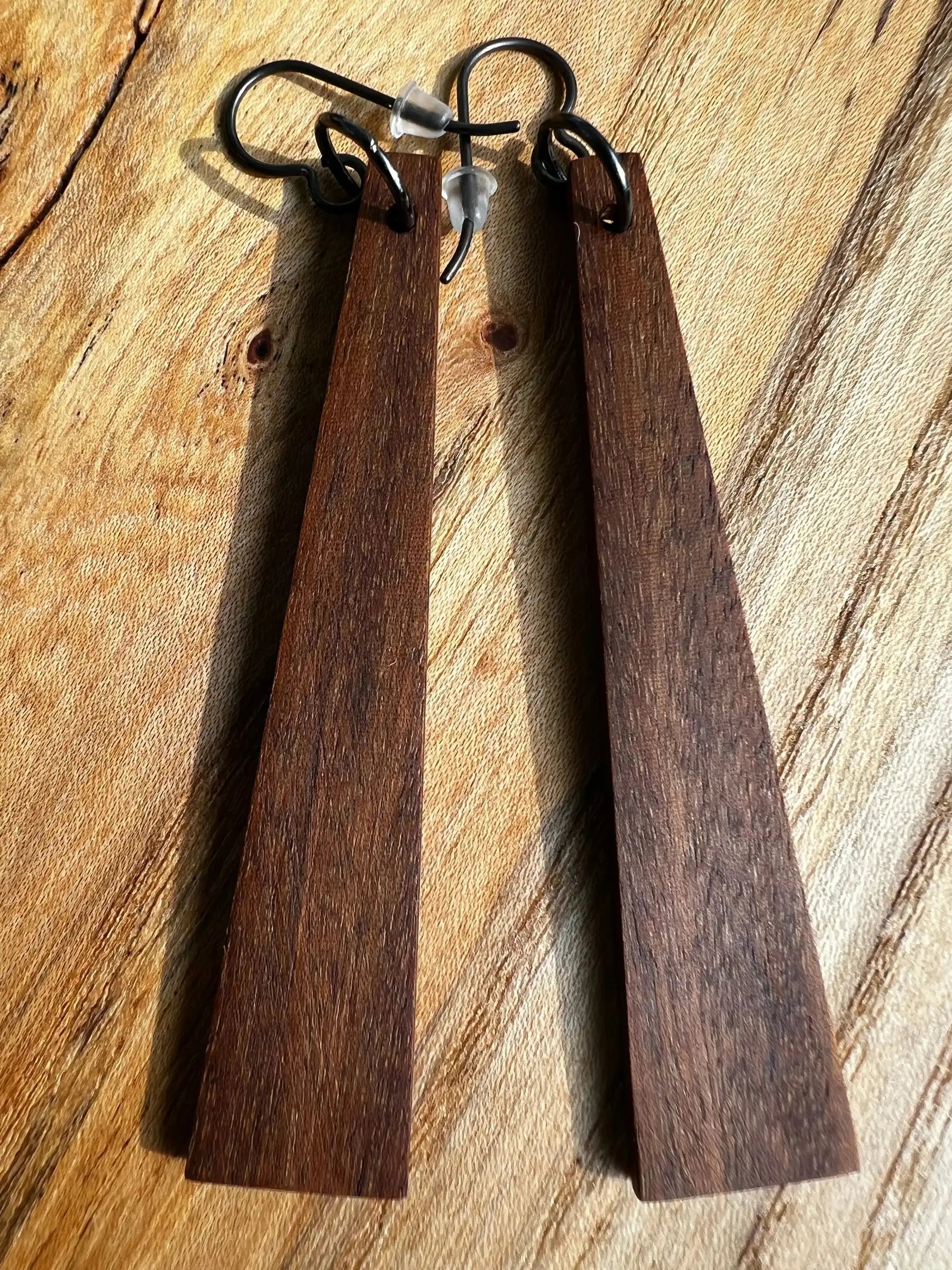 Ipe Roxo Earrings | Large | Ronin Machinewerks