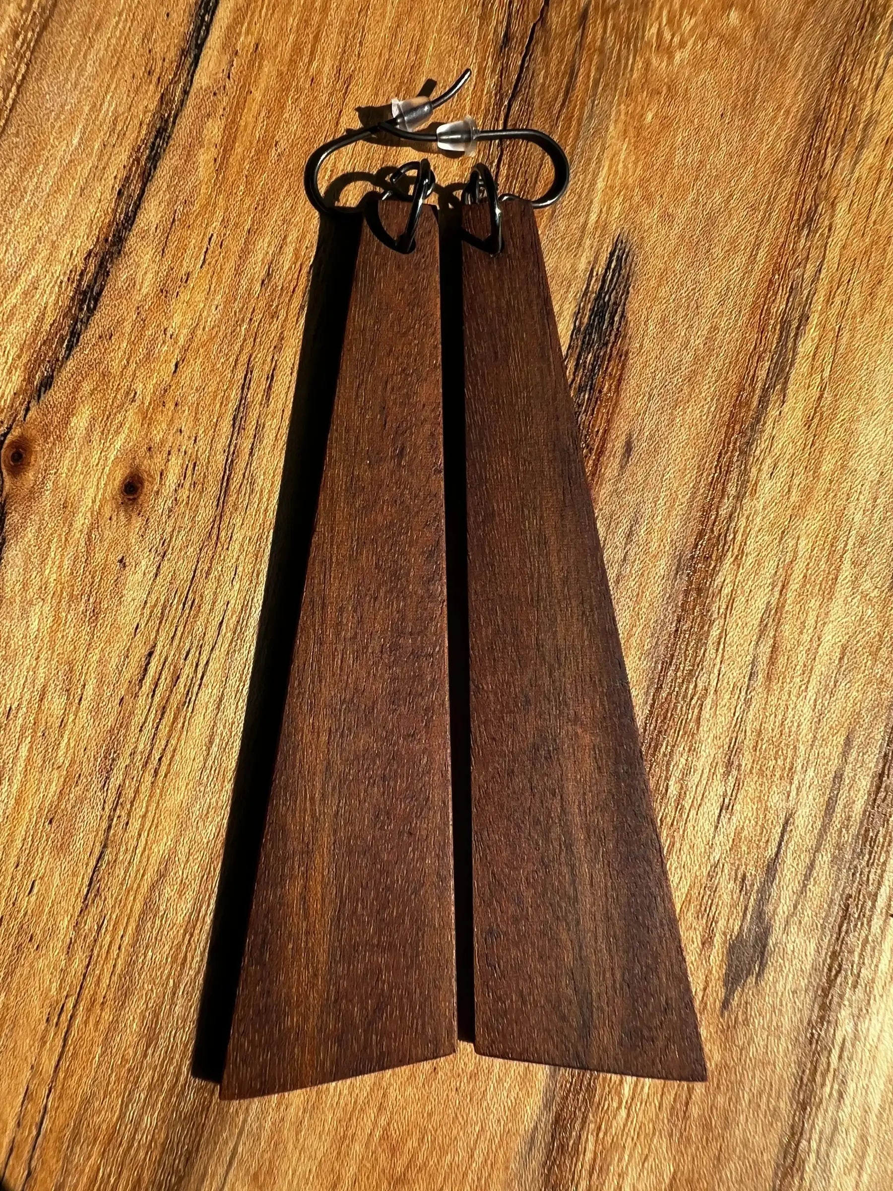 Ipe Roxo Earrings | Large | Ronin Machinewerks