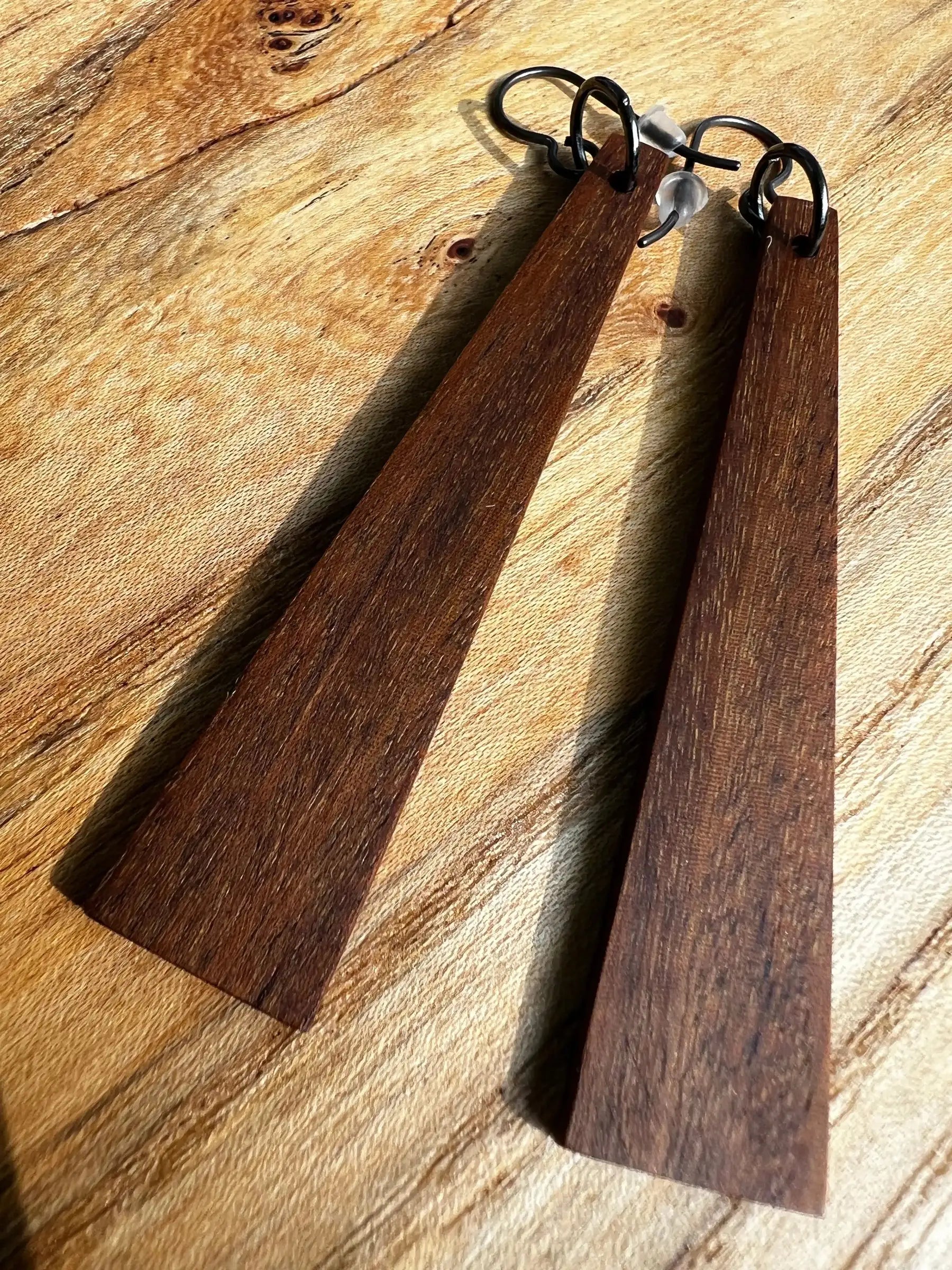 Ipe Roxo Earrings | Large | Ronin Machinewerks