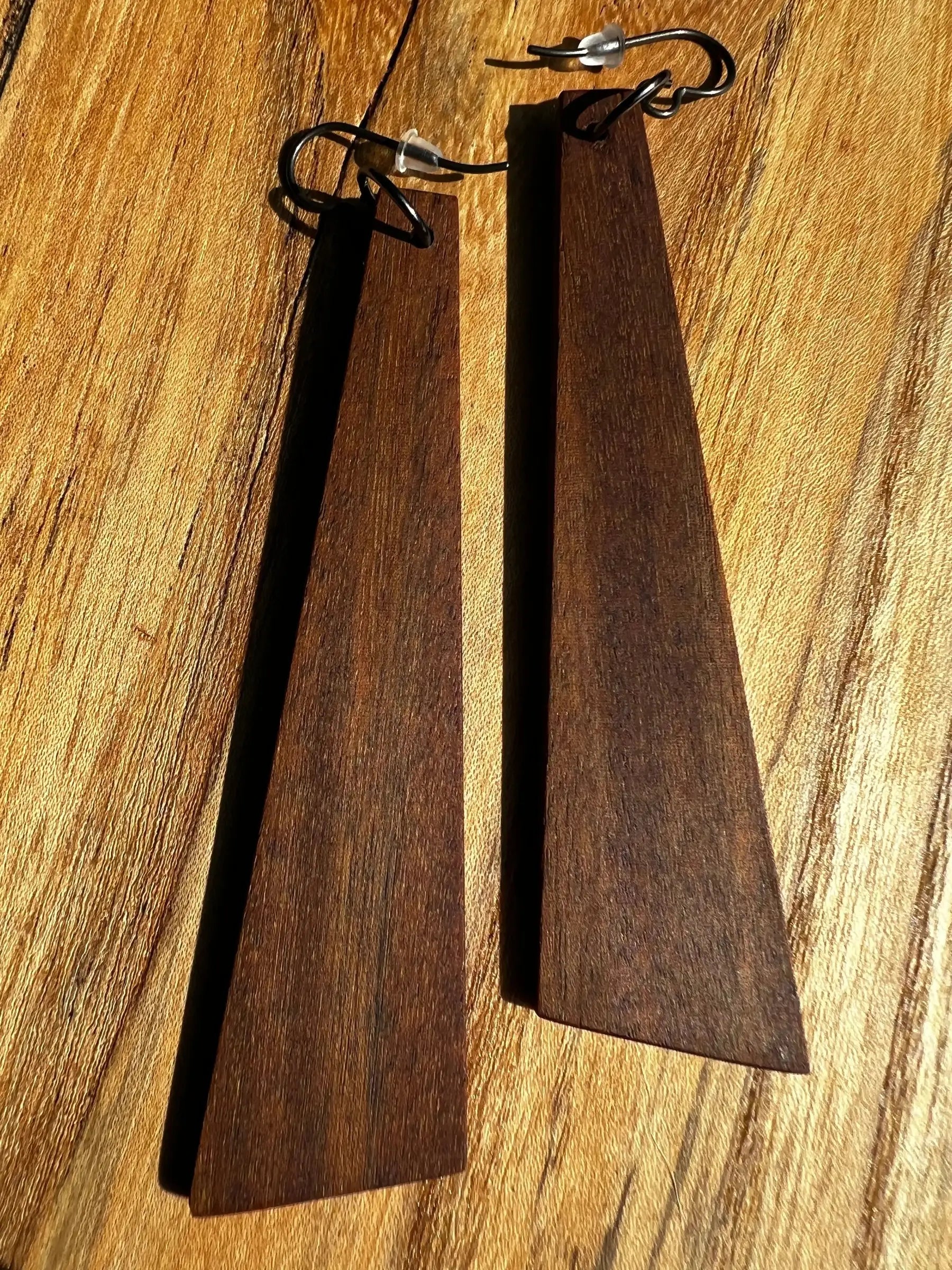 Ipe Roxo Earrings | Large | Ronin Machinewerks