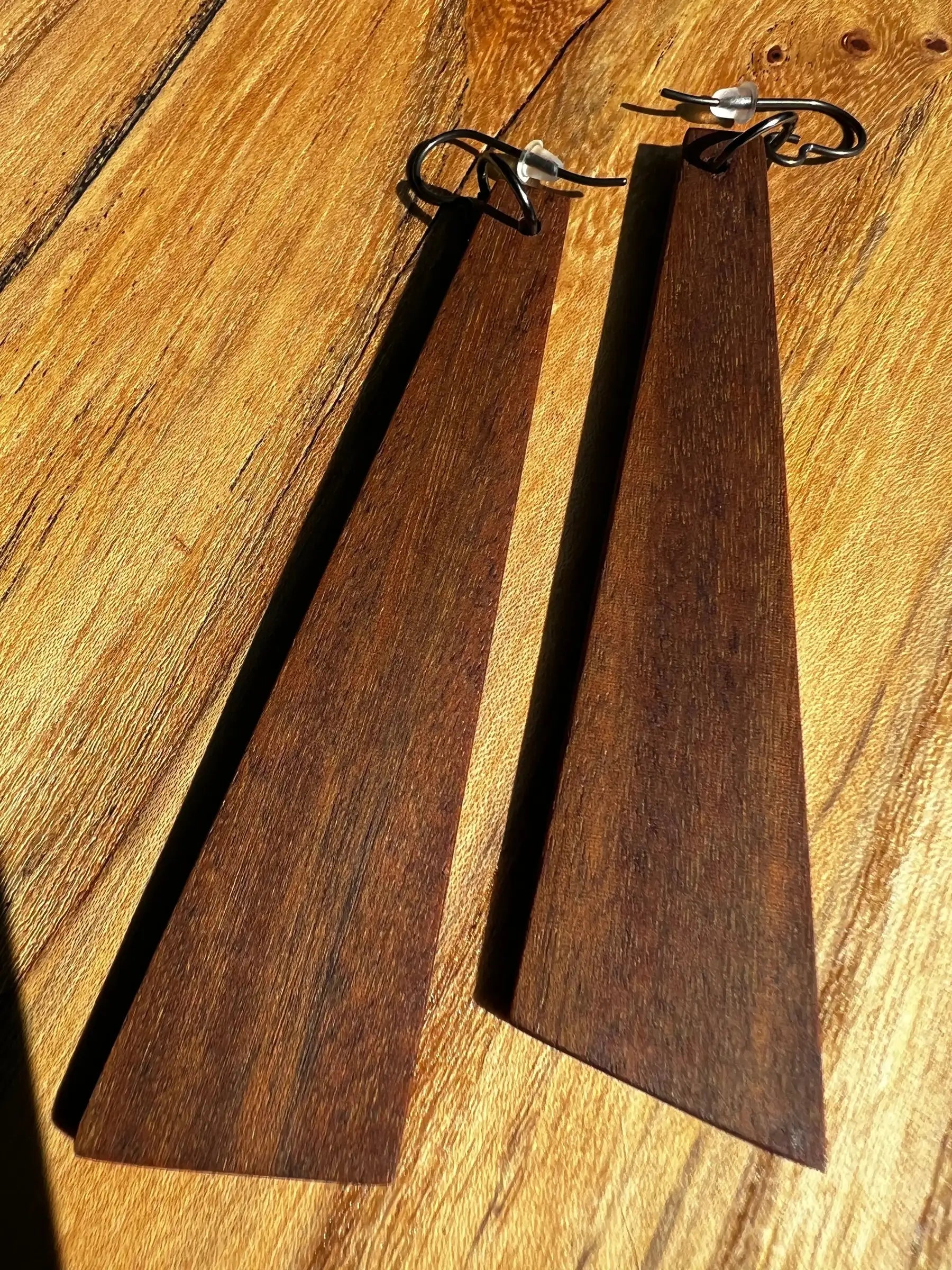 Ipe Roxo Earrings | Large | Ronin Machinewerks