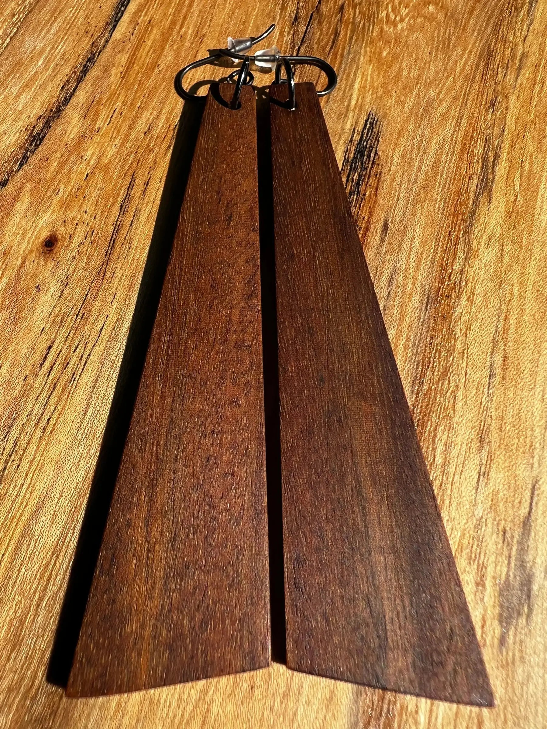 Ipe Roxo Earrings | Large | Ronin Machinewerks