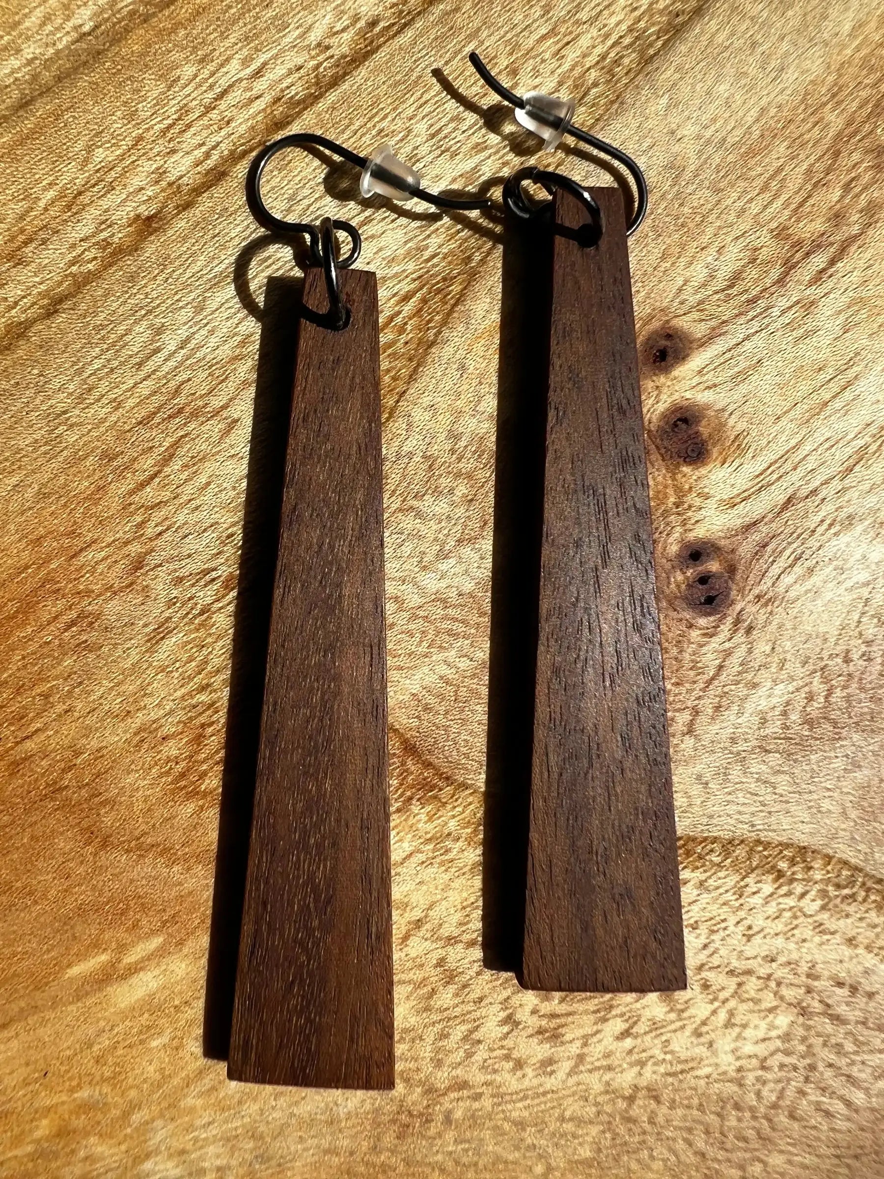 Ipe Roxo Earrings | Medium | Ronin Machinewerks