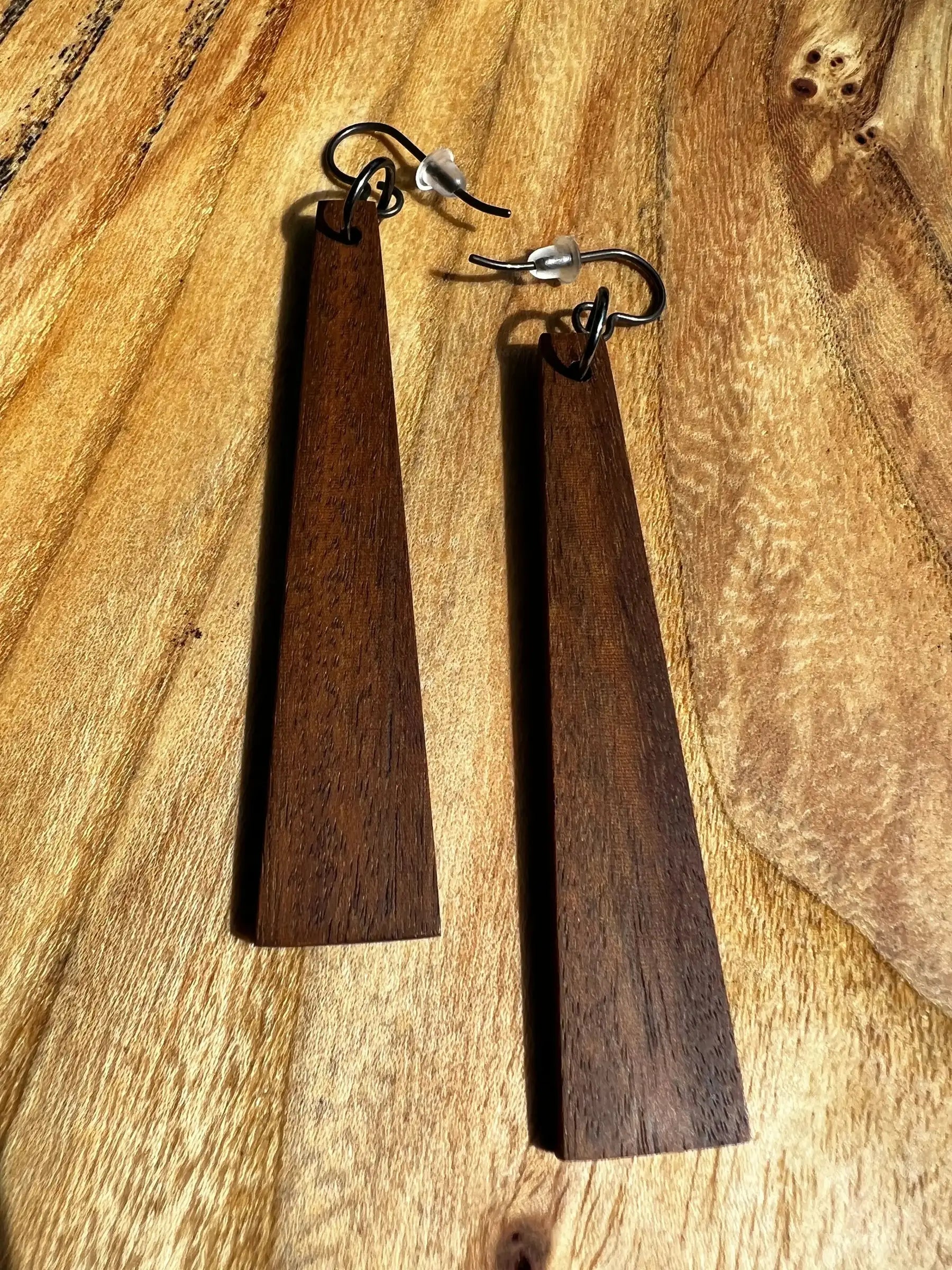 Ipe Roxo Earrings | Medium | Ronin Machinewerks