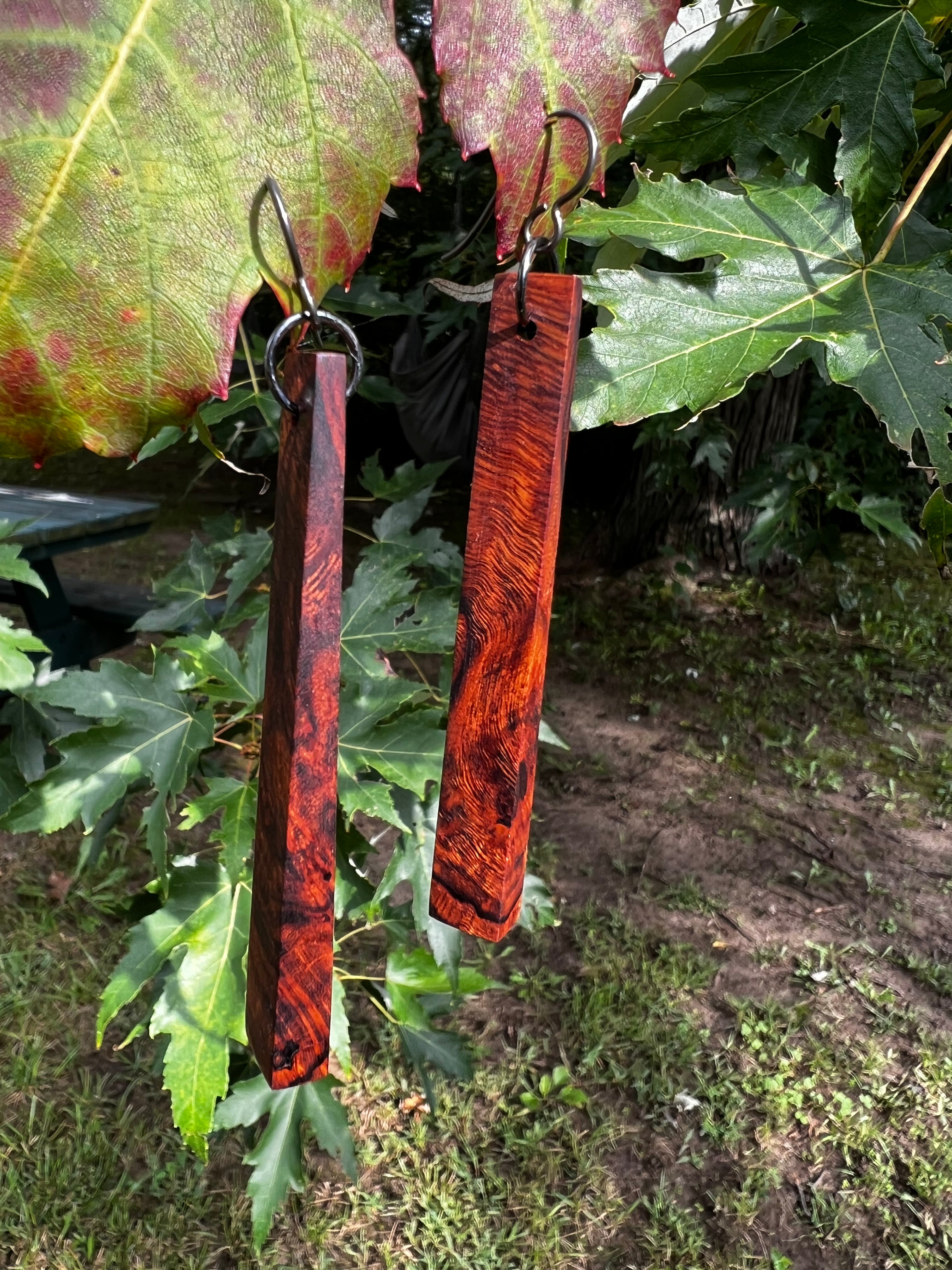 Desert Ironwood Earrings | Ronin Machinewerks