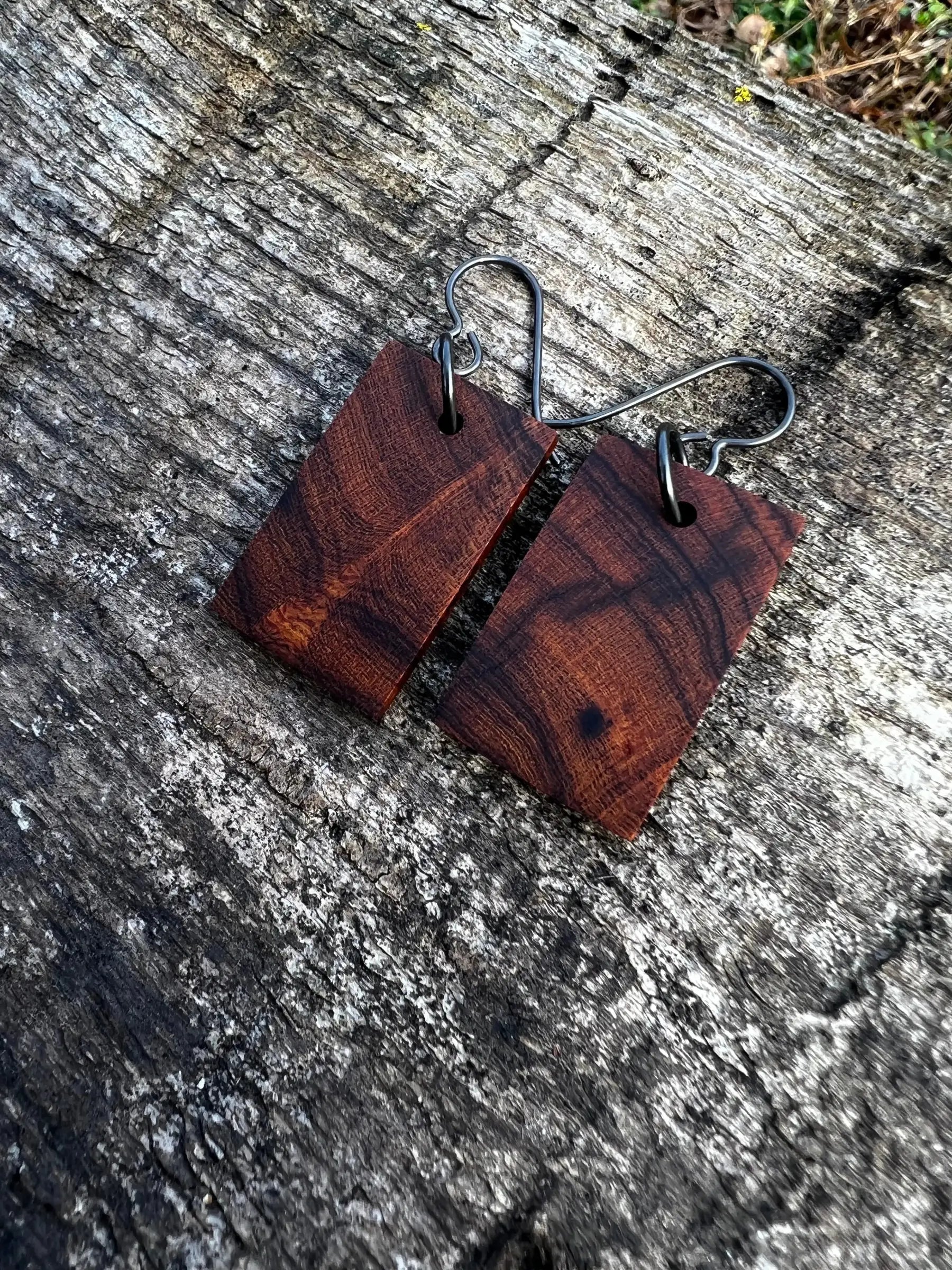 Cocobolo Earrings | Small