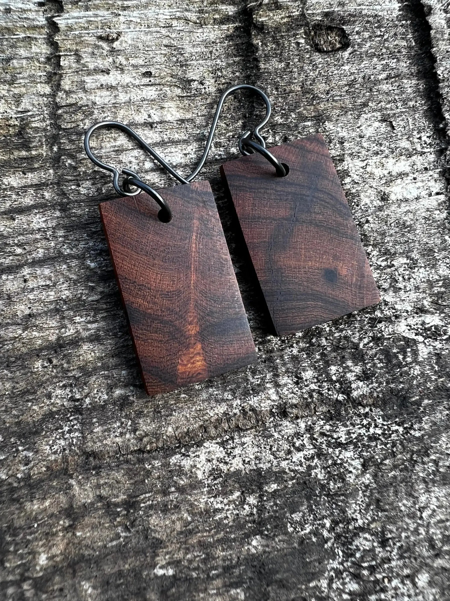 Cocobolo Earrings | Small