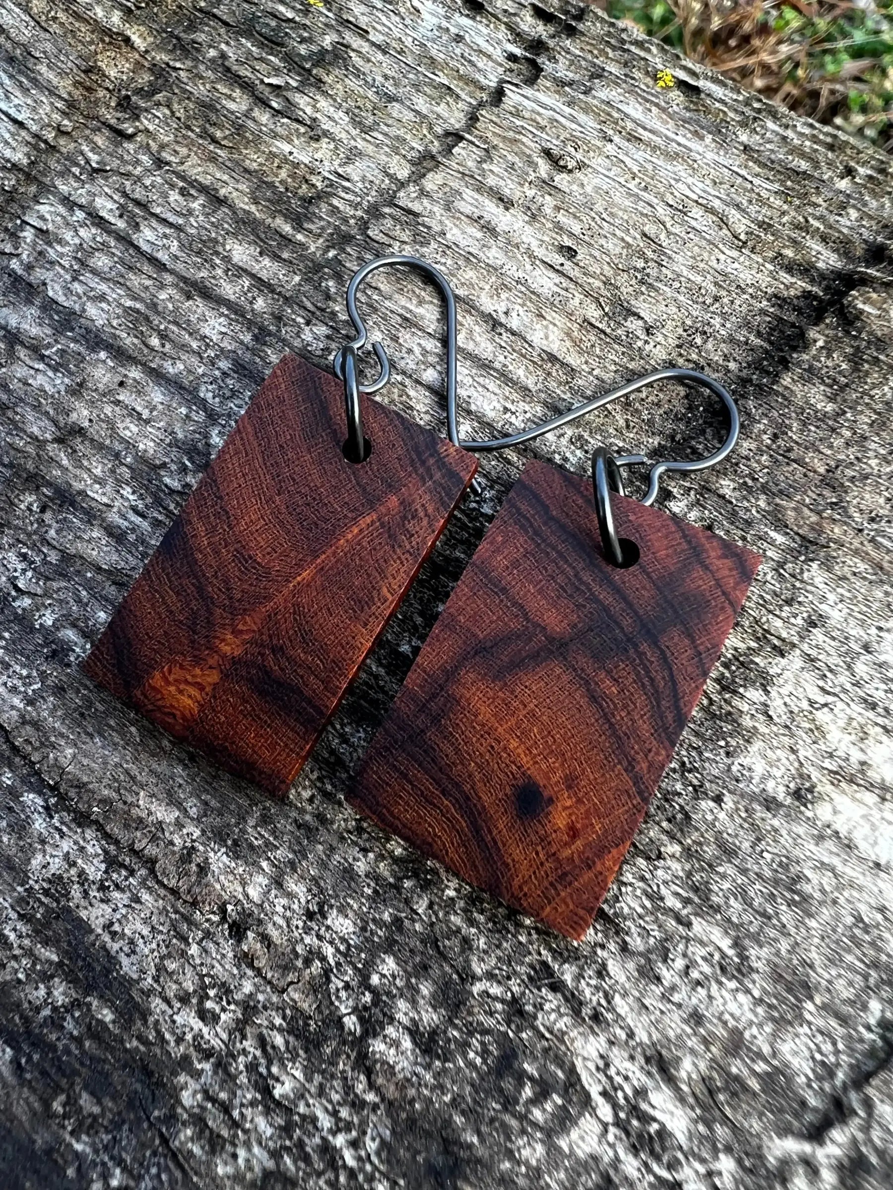 Cocobolo Earrings | Small