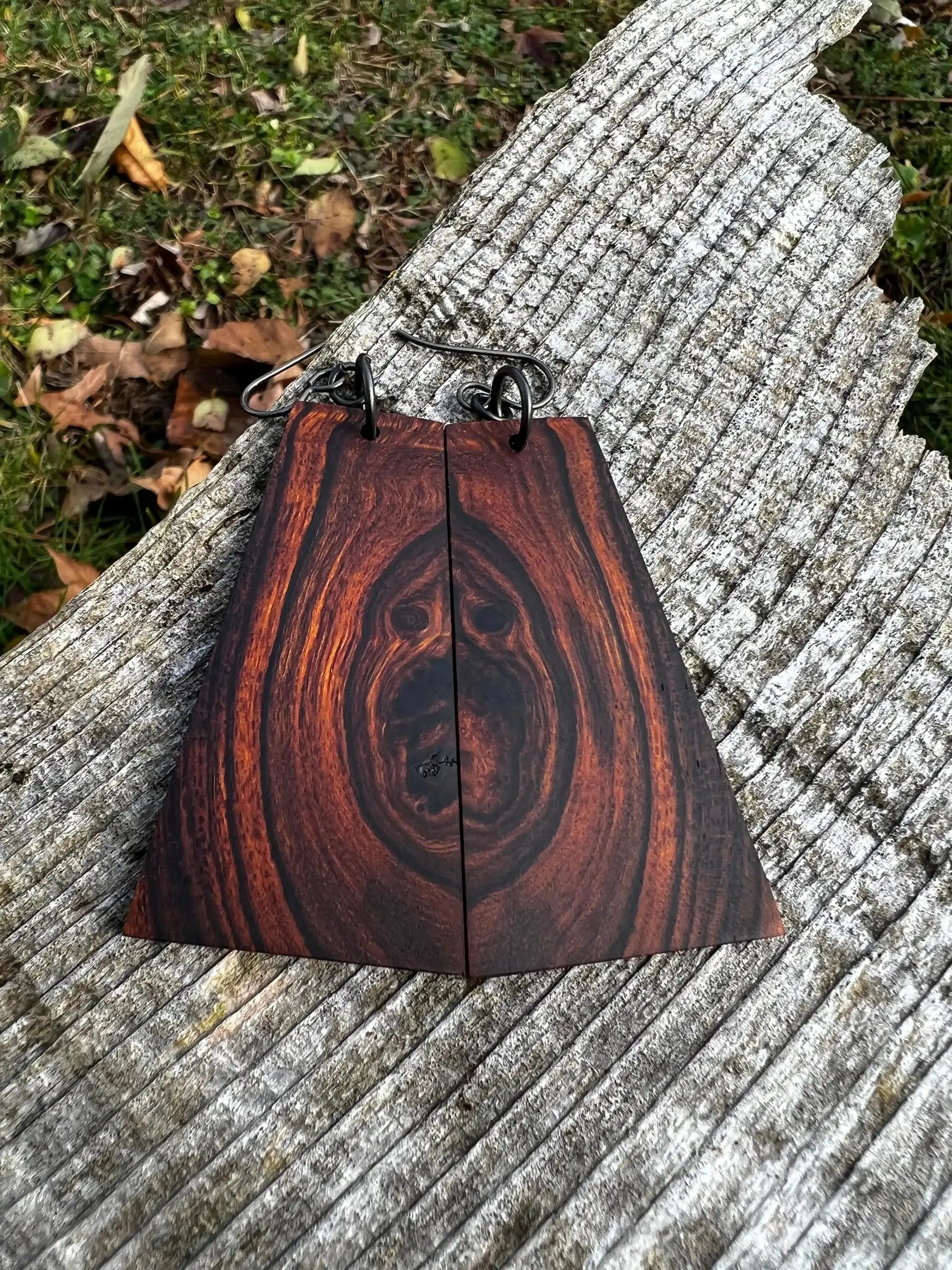 Desert Ironwood Earrings | Ronin Machinewerks