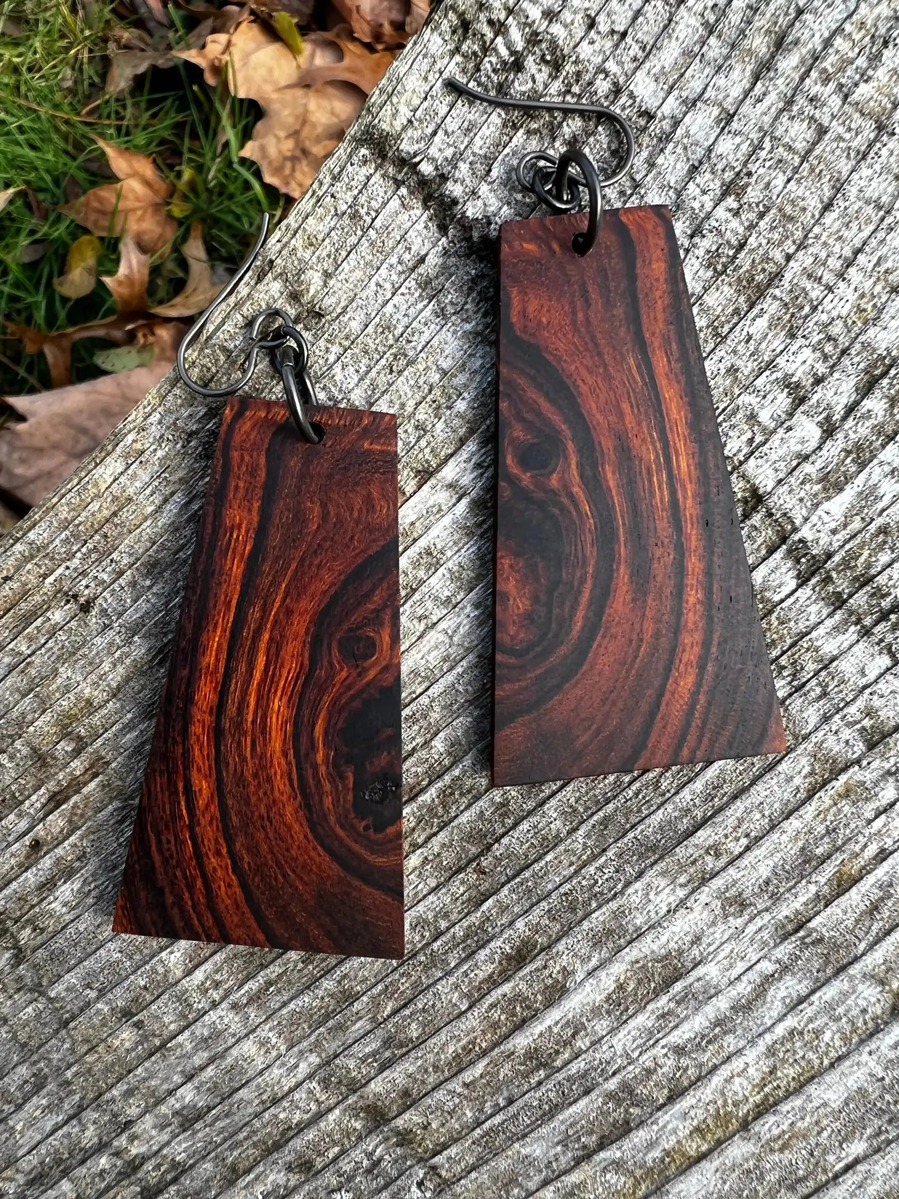 Desert Ironwood Earrings | Ronin Machinewerks