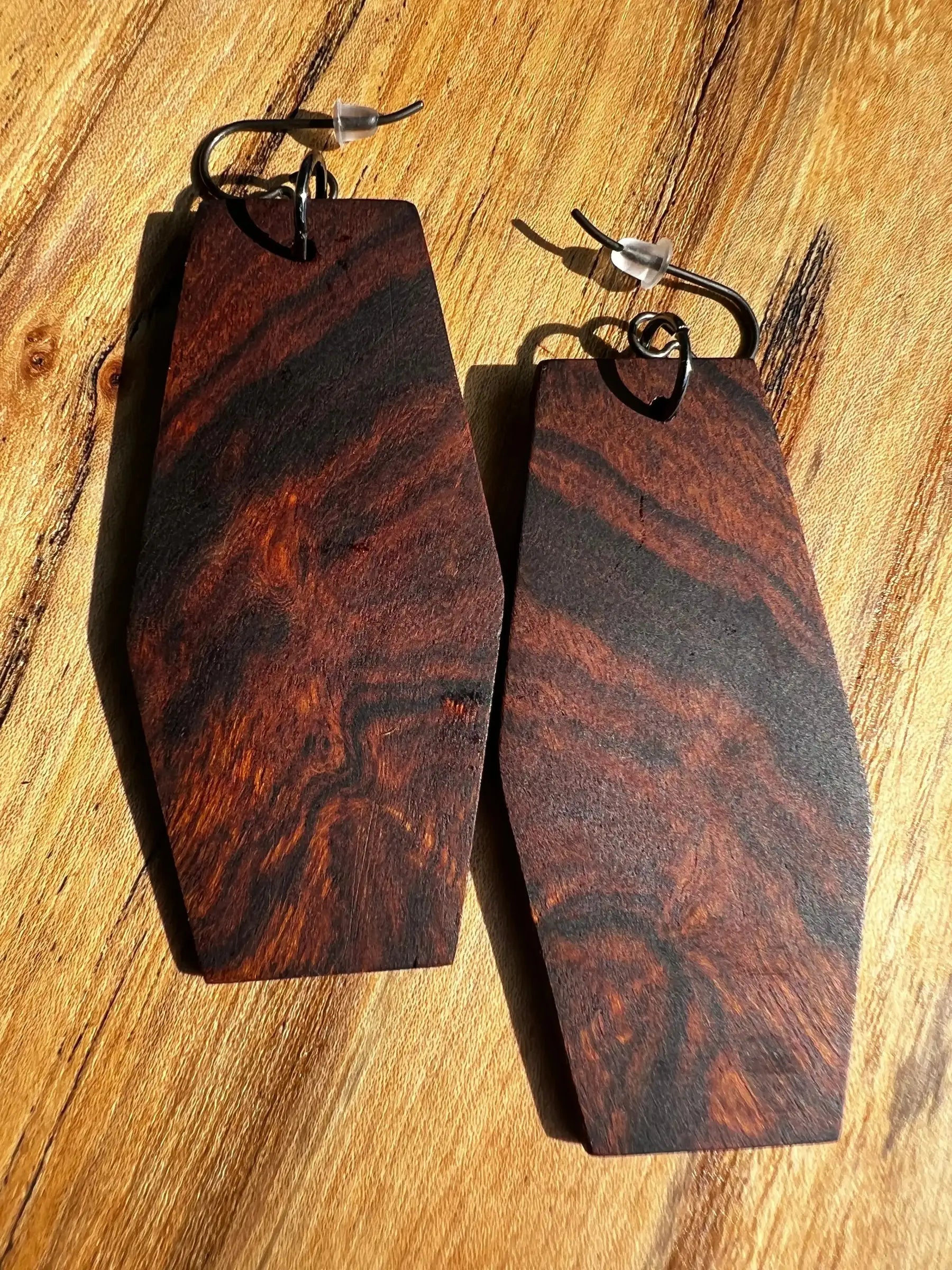 Desert Ironwood Earrings | Large | Ronin Machinewerks