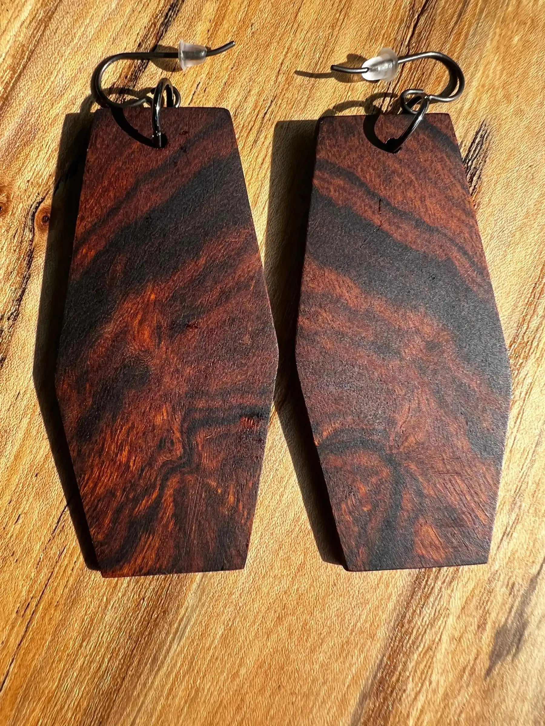 Desert Ironwood Earrings | Large | Ronin Machinewerks