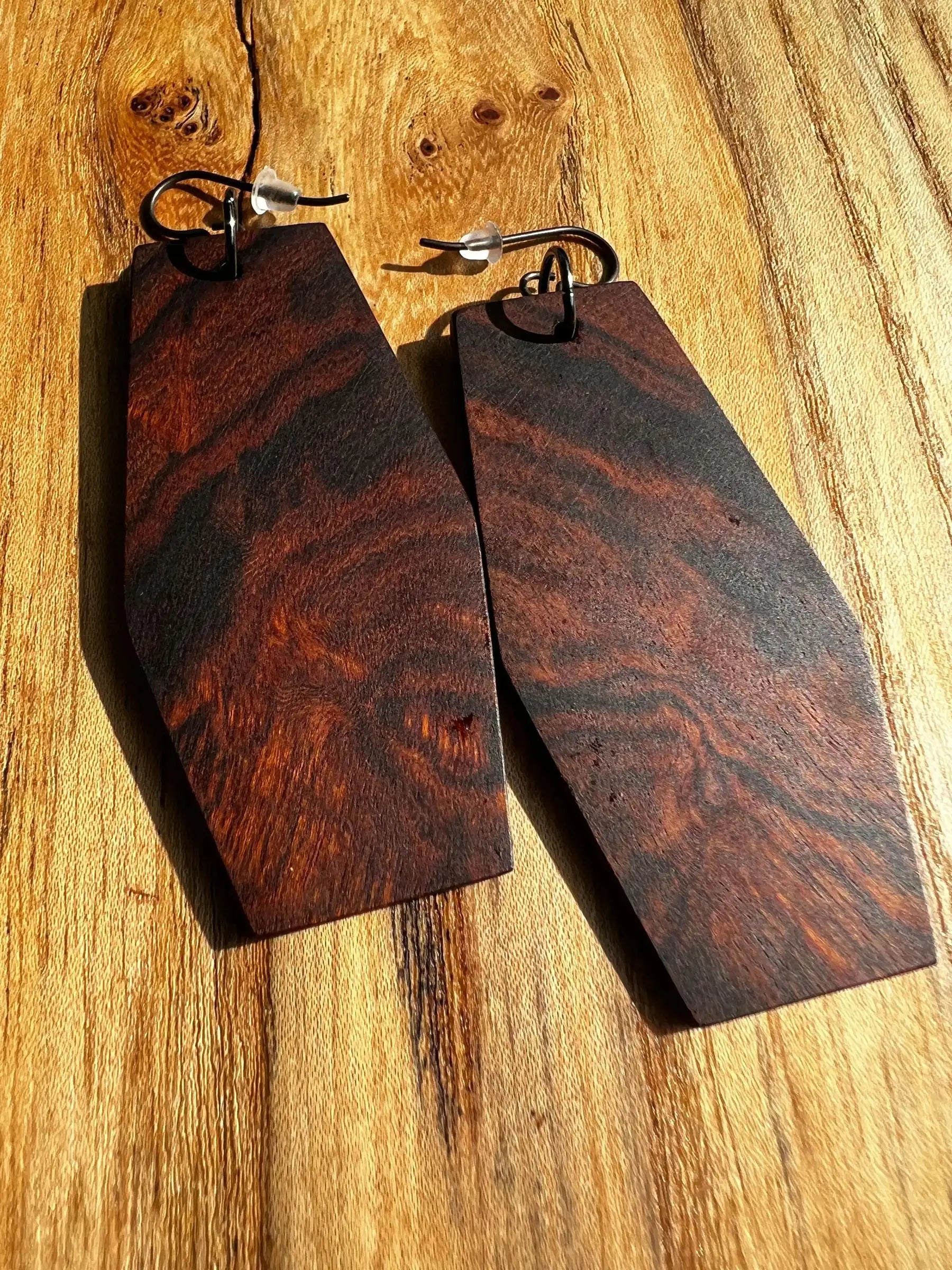 Desert Ironwood Earrings | Large | Ronin Machinewerks