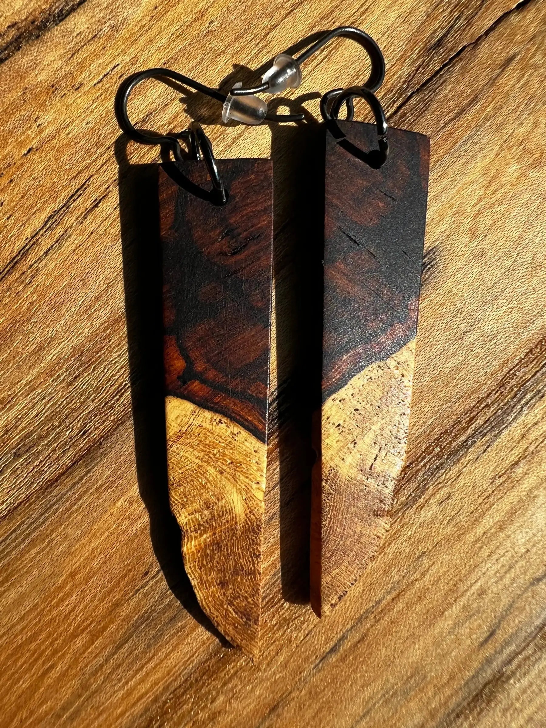 Desert Ironwood Earrings | Medium | Ronin Machinewerks