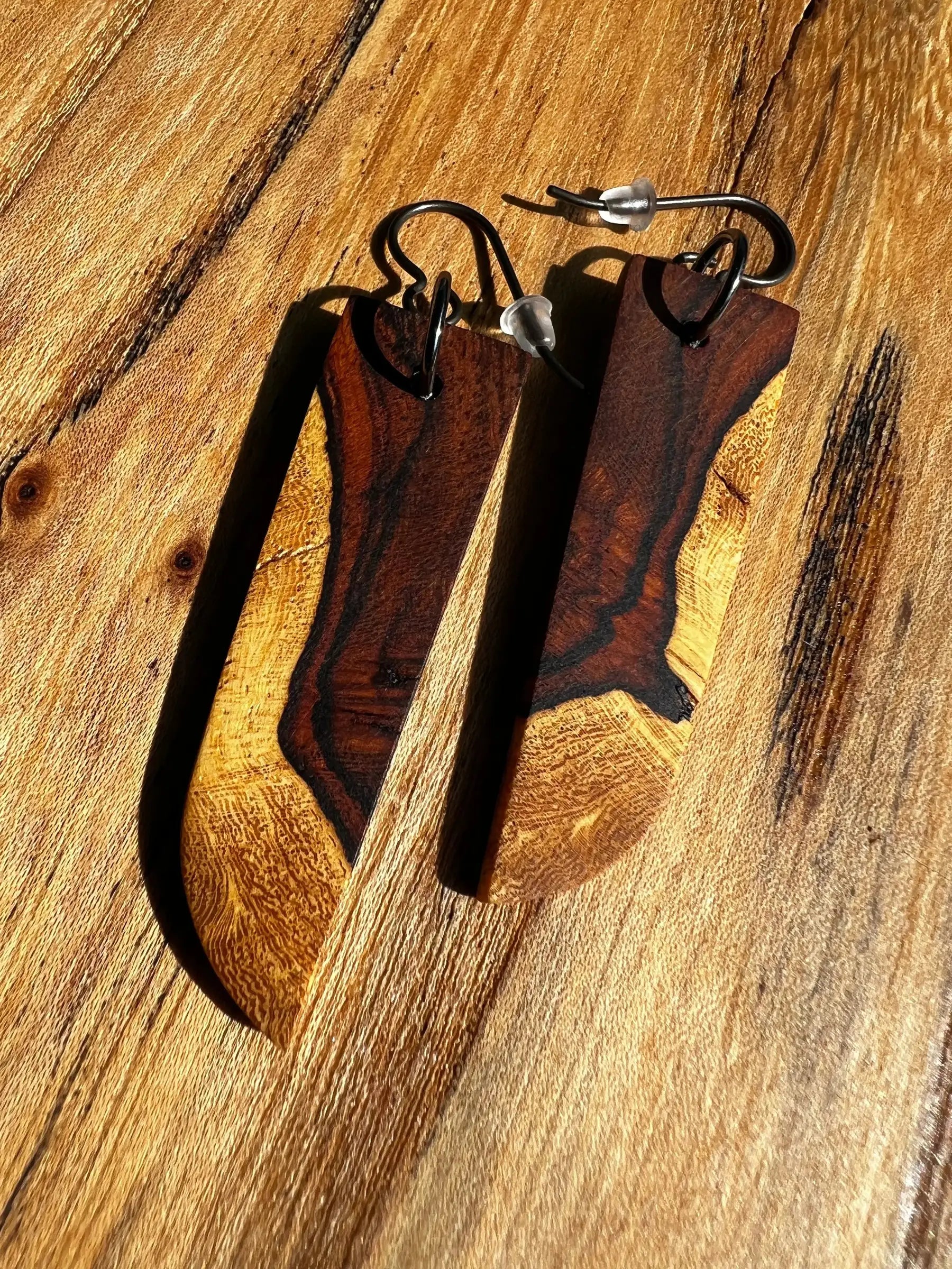 Desert Ironwood Earrings | Medium | Ronin Machinewerks