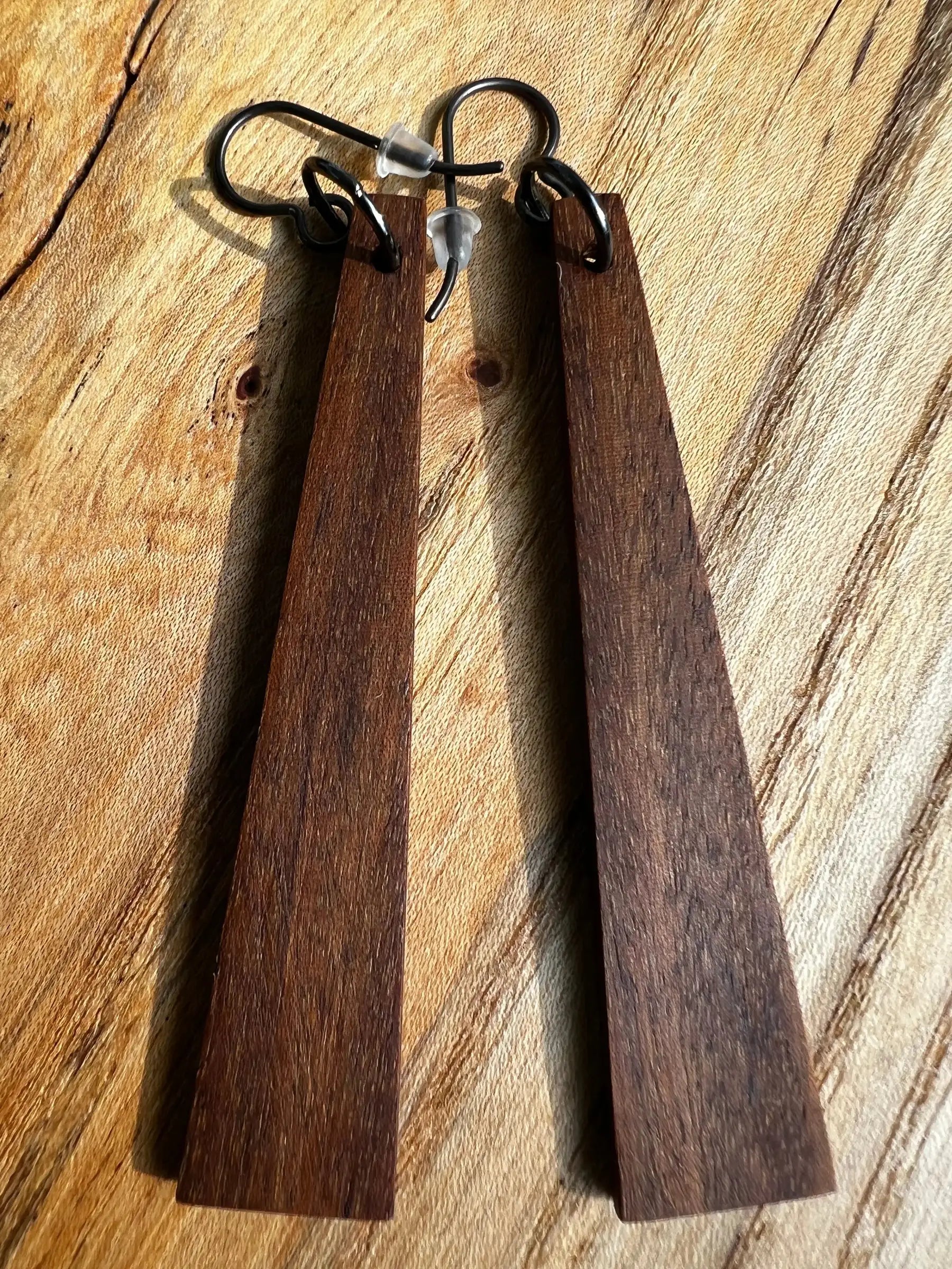 Ipe Roxo Wood Earrings Large 035