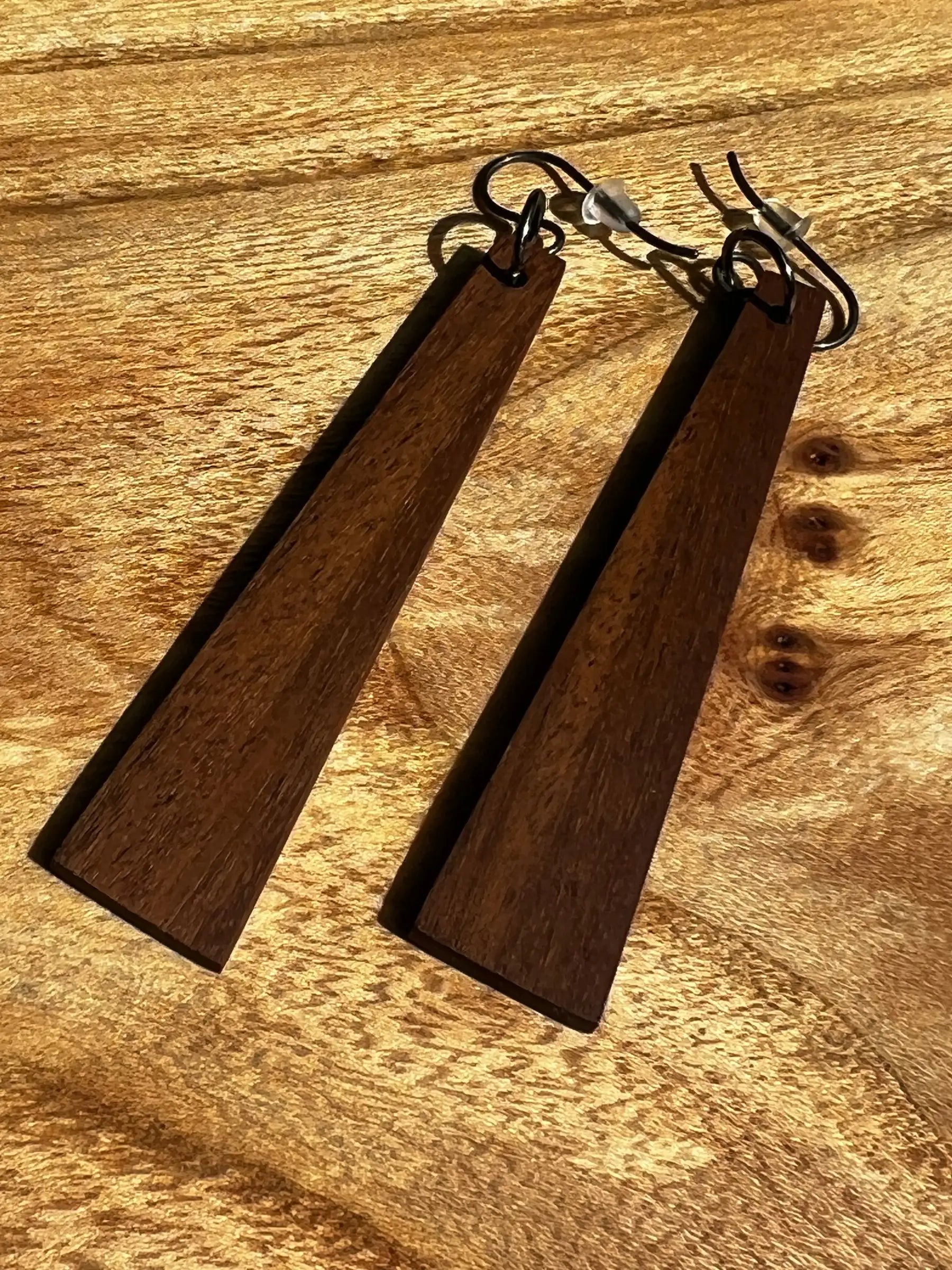 Ipe Roxo Earrings | Medium | Ronin Machinewerks