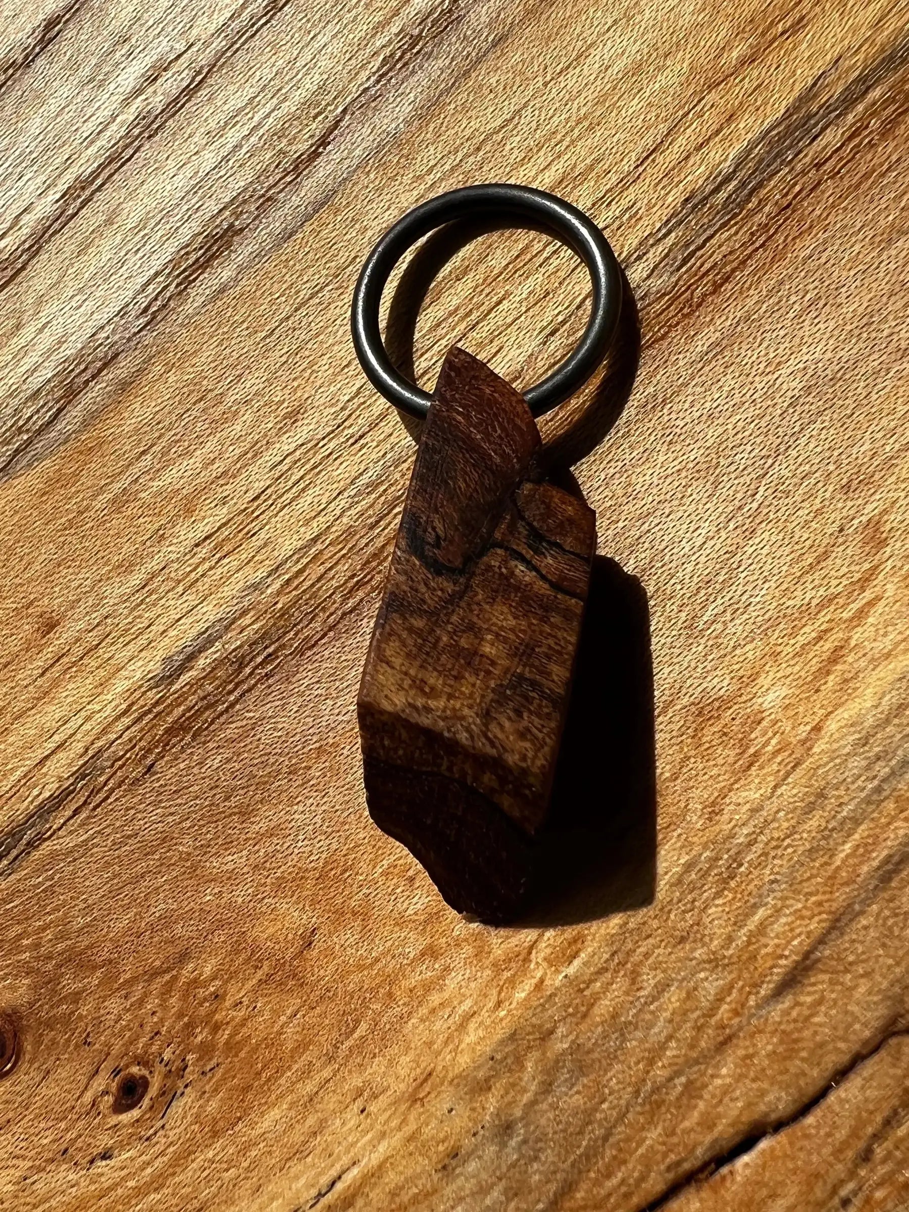 Maple Burl Wood Pendant | #005 | Ronin Machinewerks 